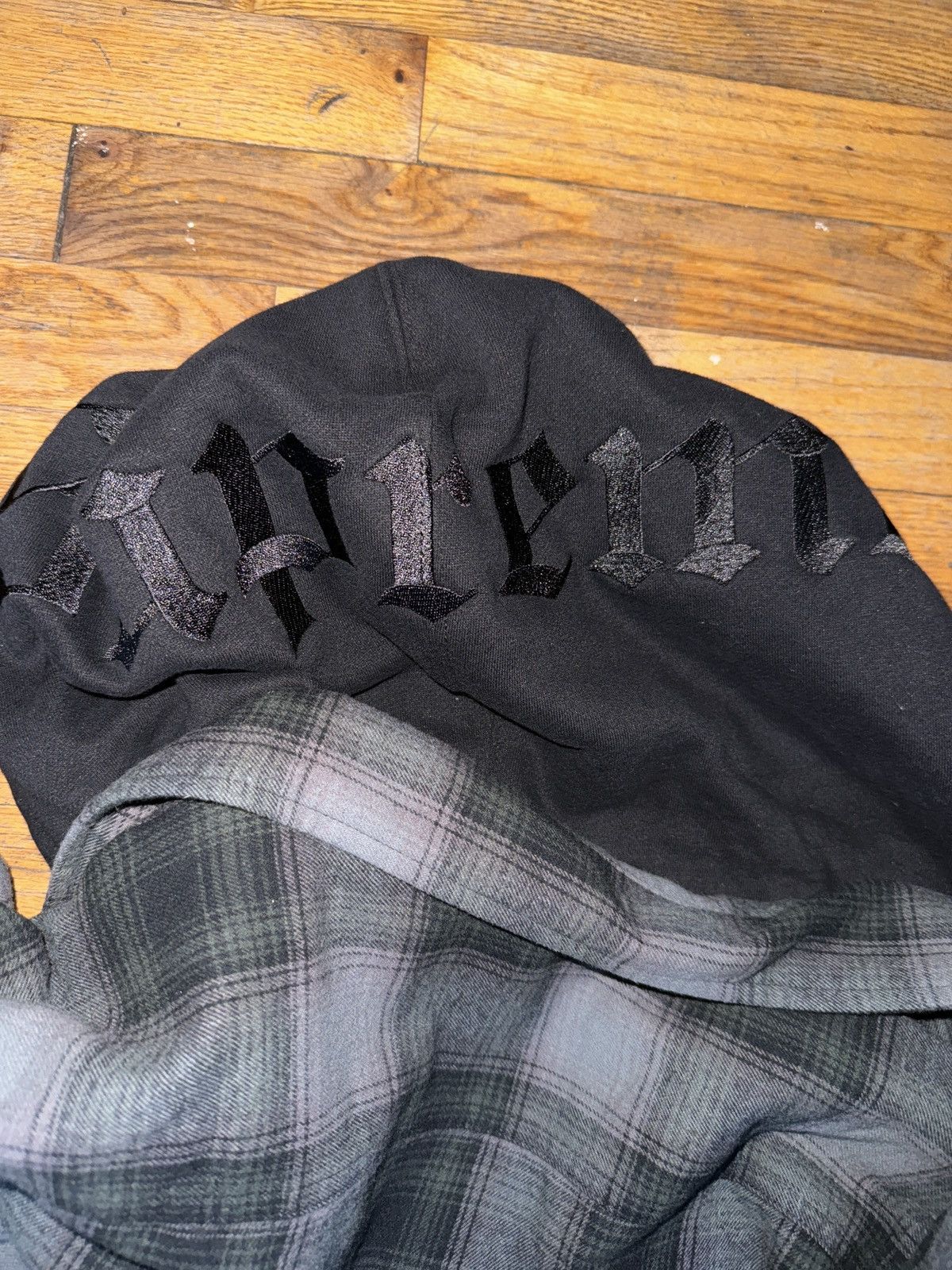 Supreme Supreme Flannel Hoodie Size US M / EU 48-50 / 2 - 3 Thumbnail