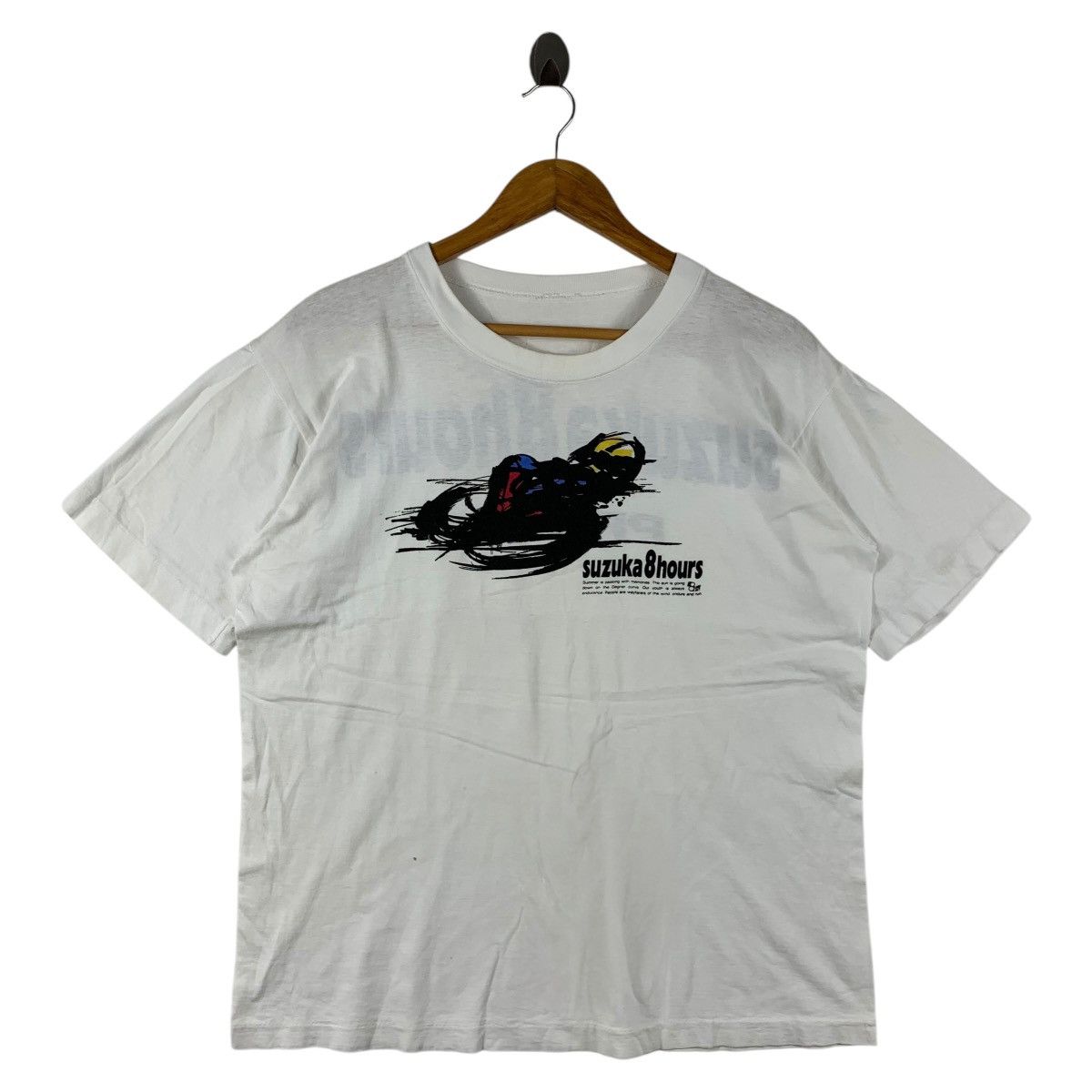 Vintage 90s SUZUKA 8 HOURS CIRCUIT Racing tee