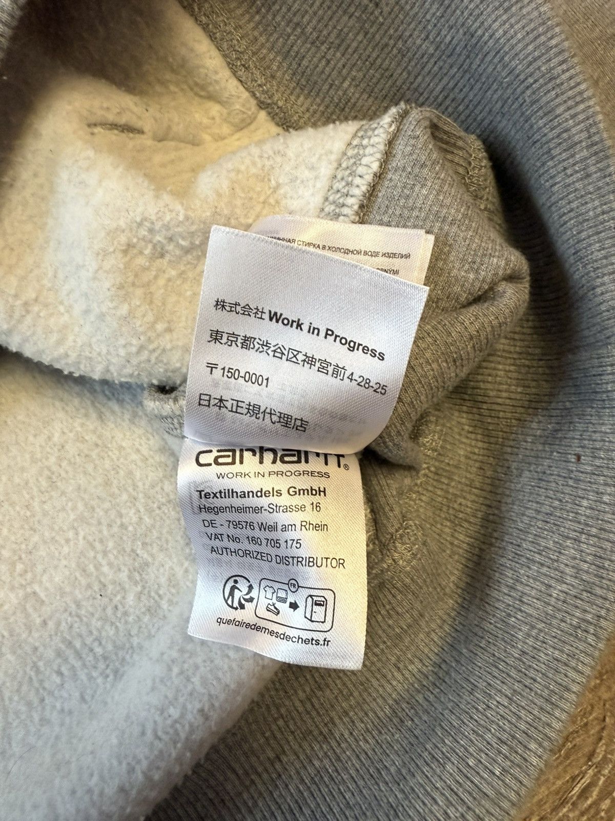 Carhartt × Palace Palace x Carhartt WIP Hoodie Grey Size US L / EU 52-54 / 3 - 8 Thumbnail
