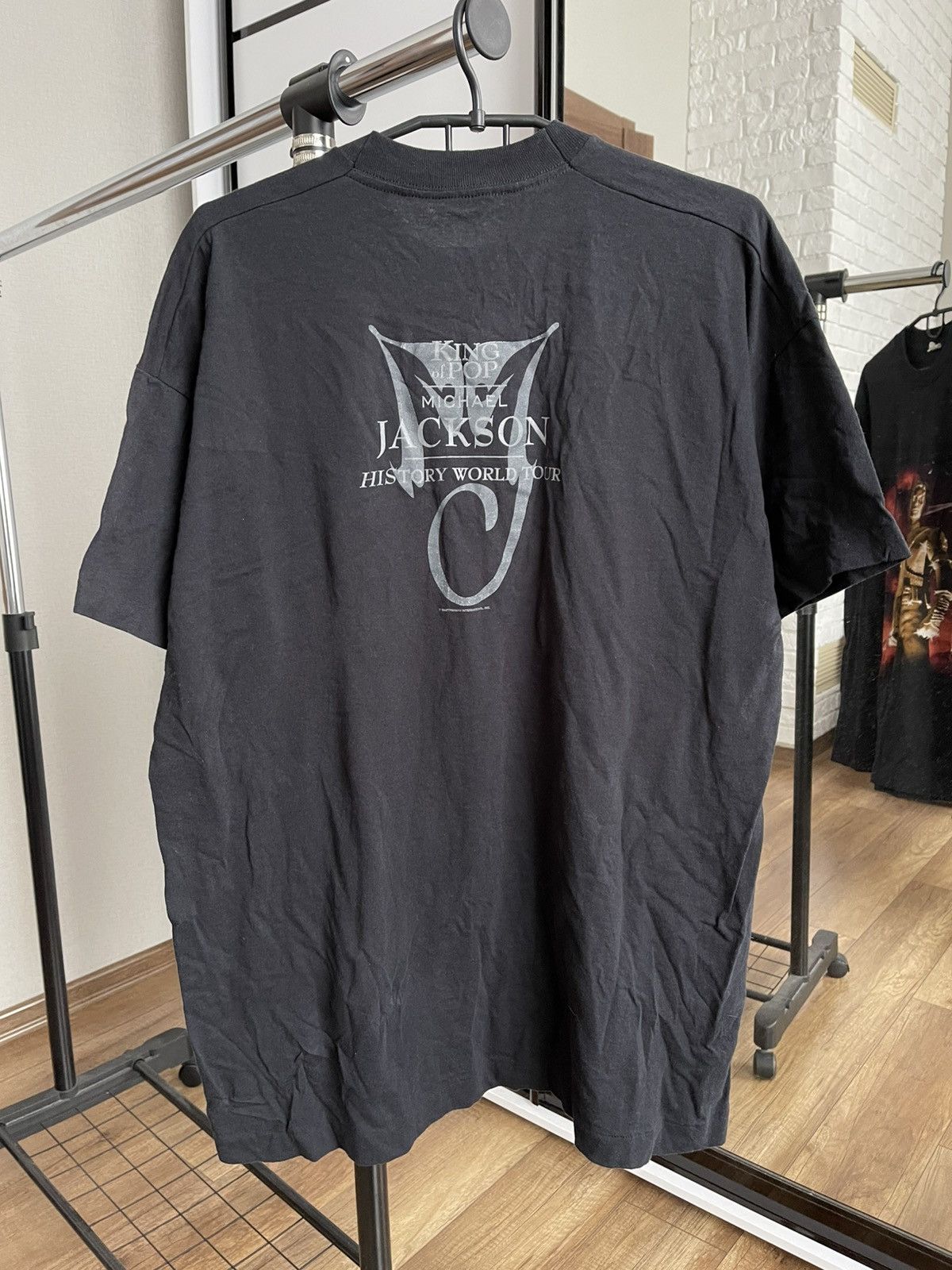 Band Tees 1996 Michael Jackson History World Tour T-Shirt Tee Vintage Size US XL / EU 56 / 4 - 7 Thumbnail