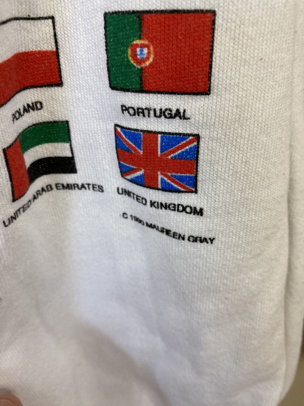 Vintage 1990 Davis H Gray Operation Desert Shield Sweatshirt Size US XL / EU 56 / 4 - 7 Thumbnail