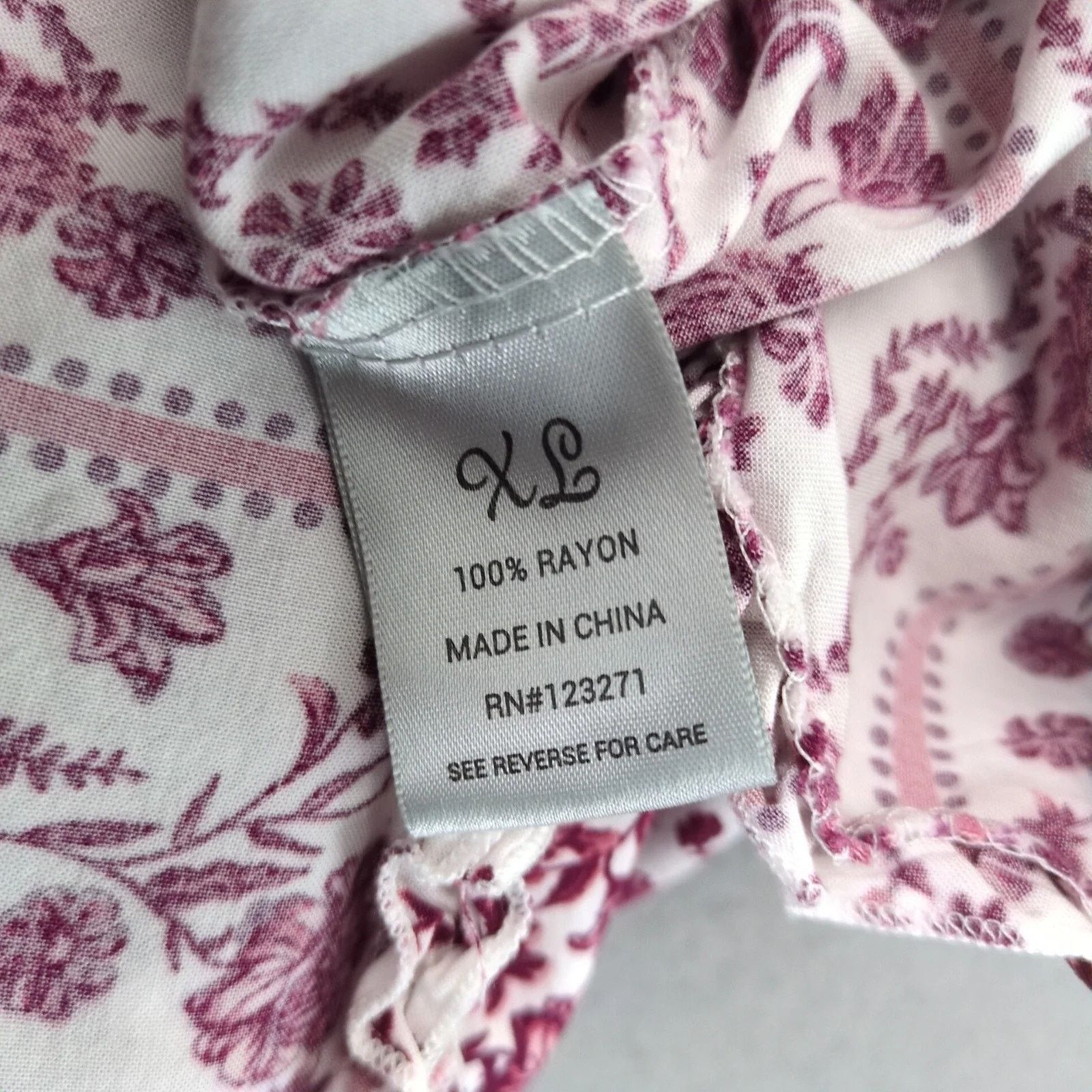Other Justify Burgundy Floral Off-Shoulder Mini Peasant Dress XL Size XL / US 12-14 / IT 48-50 - 4 Thumbnail
