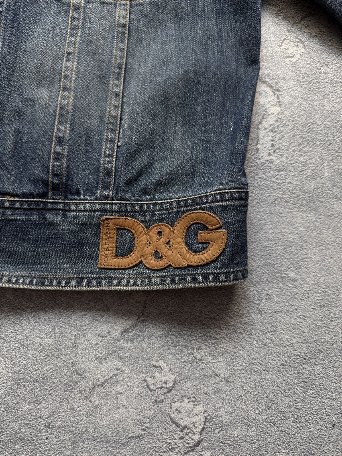 Dolce & Gabbana Vintage Dolce Gabbana Denim Jacket Destrised 90s Y2K Size US L / EU 52-54 / 3 - 5 Thumbnail