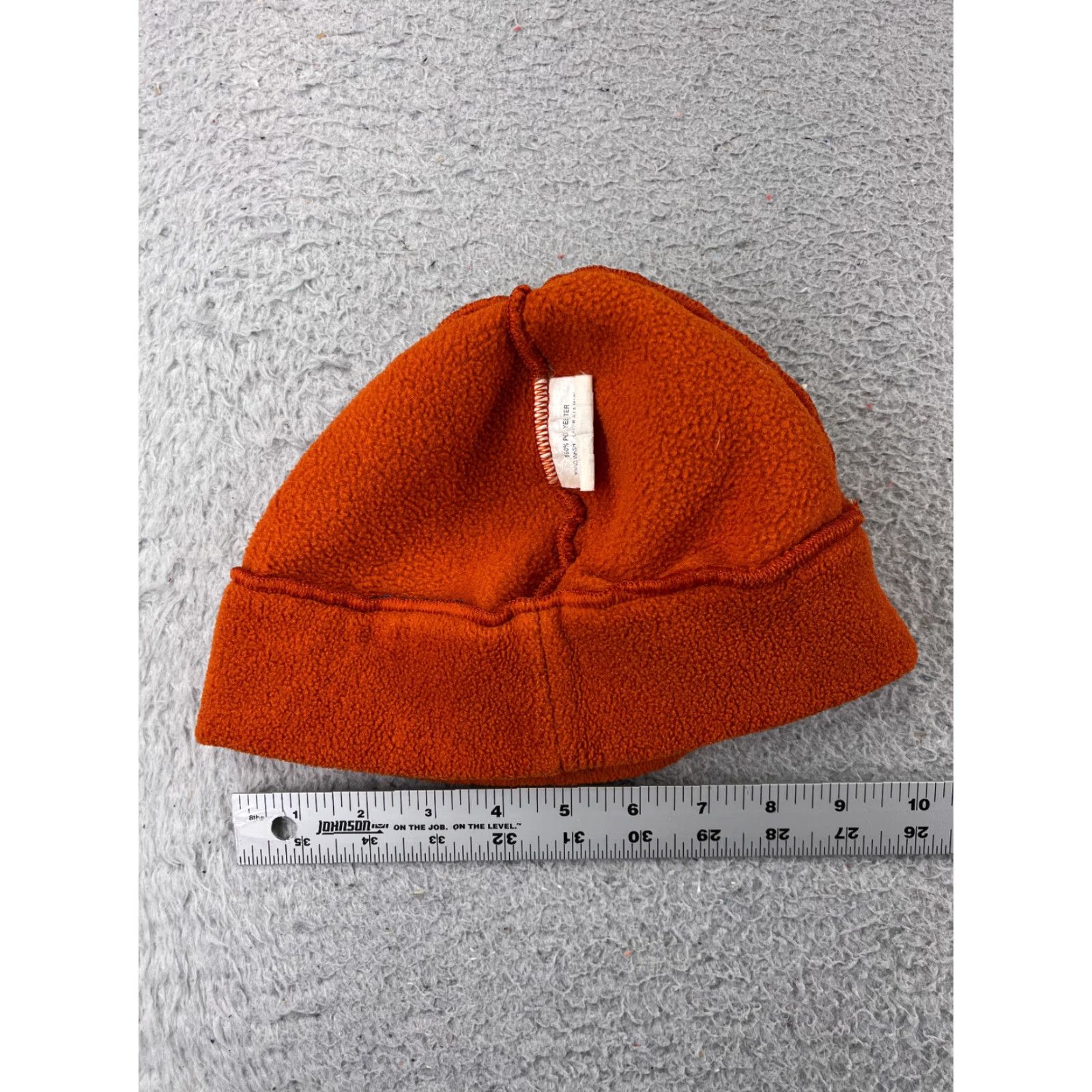Vintage Ambler Mountain Works Beanie Toque Adult Small Orange Fleece Polyester Ski Mens Size US S / EU 44-46 / 1 - 5 Thumbnail