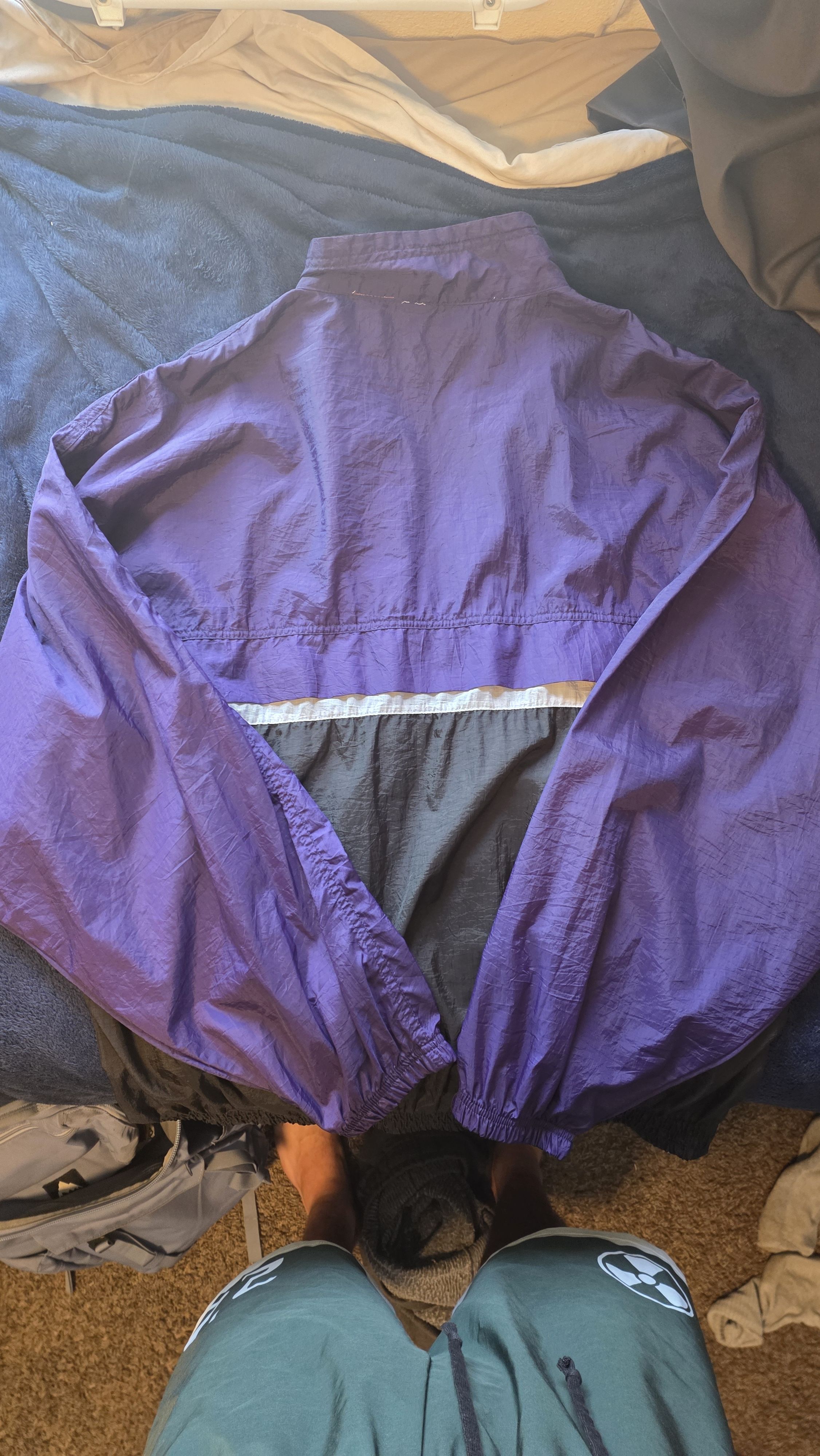 Other Vintage Purple Bike Rain Jacket Size US XL / EU 56 / 4 - 4 Thumbnail