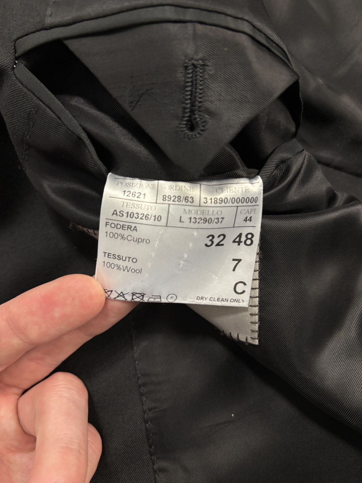 Canali Canali Suit Two Piece Tuxedo Blazer Trousers Made in Italy Size 48S - 7 Thumbnail