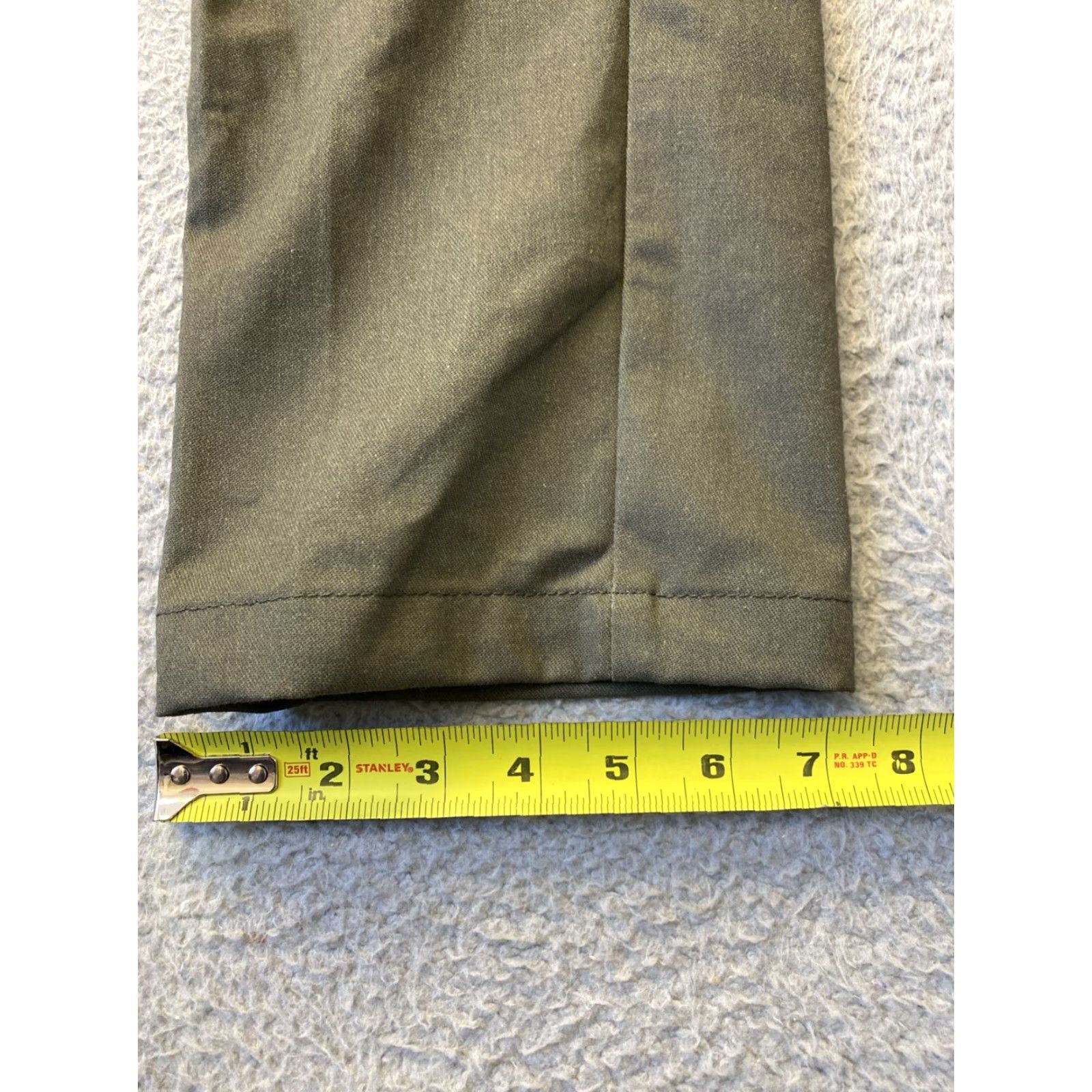 Dickies Dickies Cargo Pants Men Sz 28x30 Olive Green Canvas Slim Relaxed Fit Casual Workwear Size US 28 / EU 44 - 7 Thumbnail