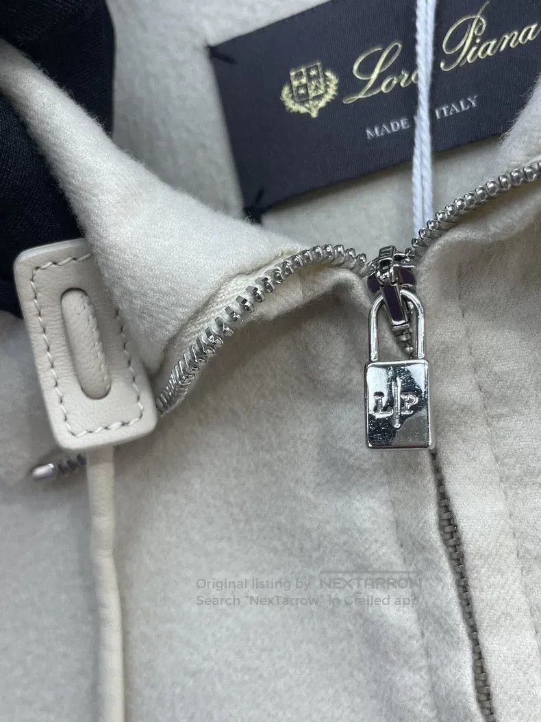 Loro Piana Loro Piana Color-Blocked Zip-Up Hooded Cashmere Jacket Size XS / US 0-2 / IT 36-38 - 3 Thumbnail