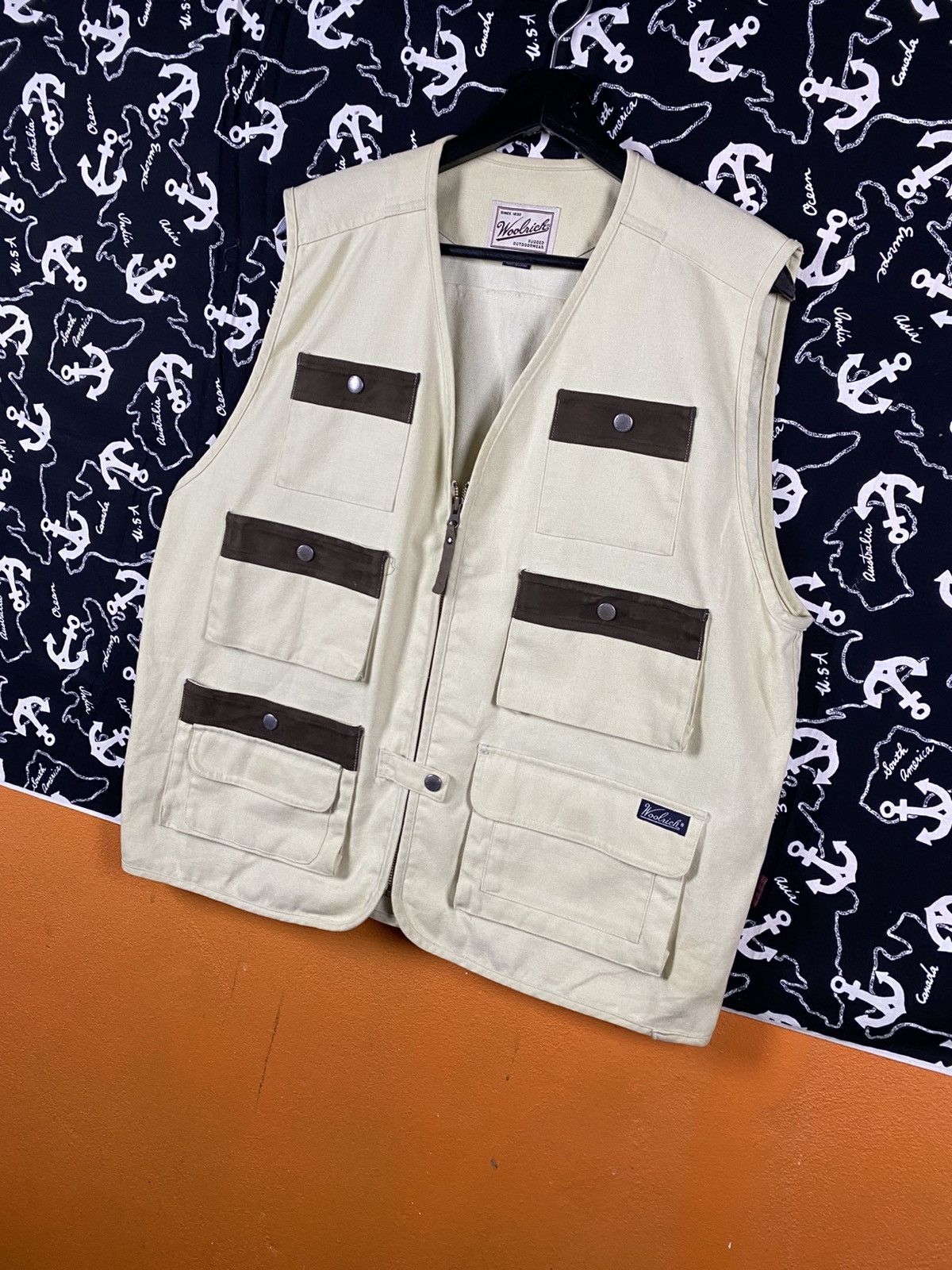 Woolrich Woolen Mills Vintage Woolrich Rugged Utility Vest Canvas Outdoor Workwear Size US L / EU 52-54 / 3 - 4 Thumbnail