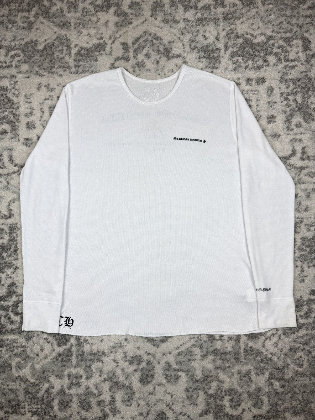 Chrome Hearts RARE CHROME HEARTS THERMAL LONGSLEEVE Size US XXL / EU 58 / 5 - 2 Thumbnail