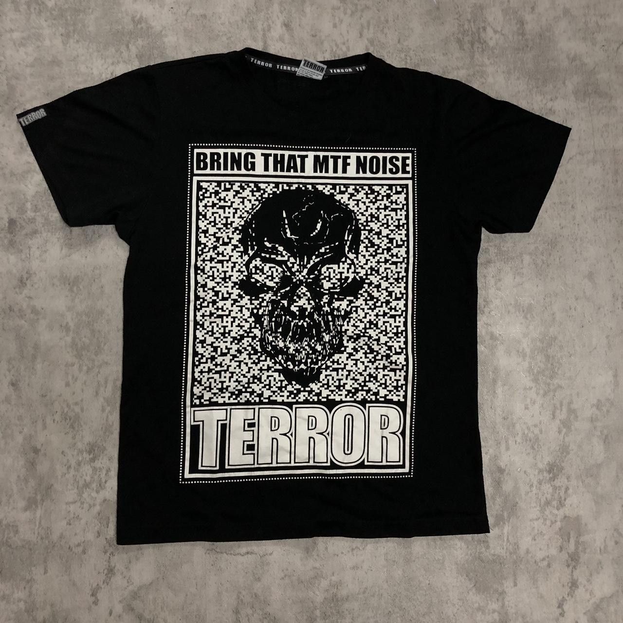Other Terror black T-shirt vinatge boxy Size US M / EU 48-50 / 2 - 1 Thumbnail