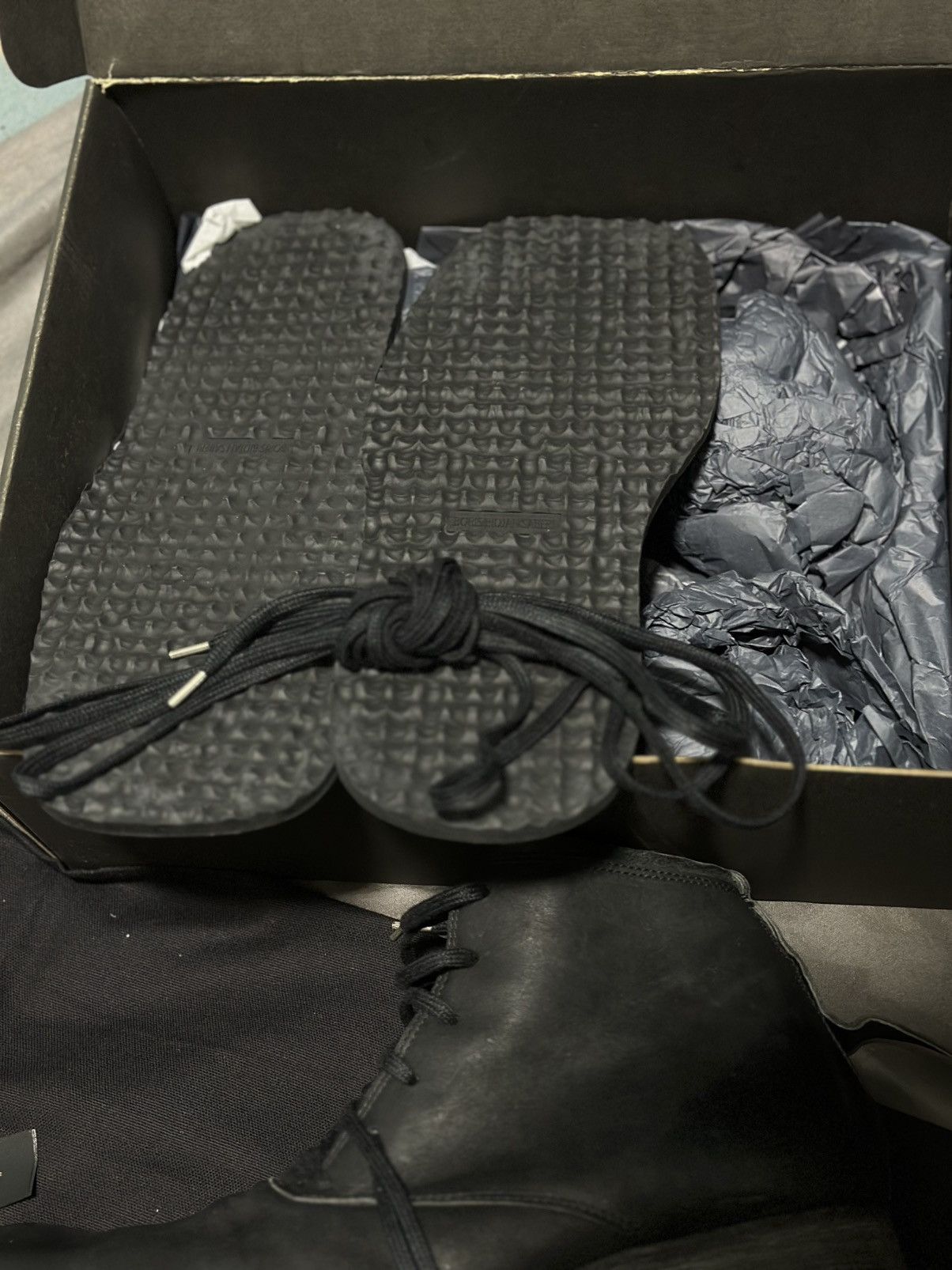 Boris Bidjan Saberi Boris Bidjan Saberi BOOT4 Ankle Boots horse BLACK 45EUR Size US 12 / EU 45 - 12 Thumbnail