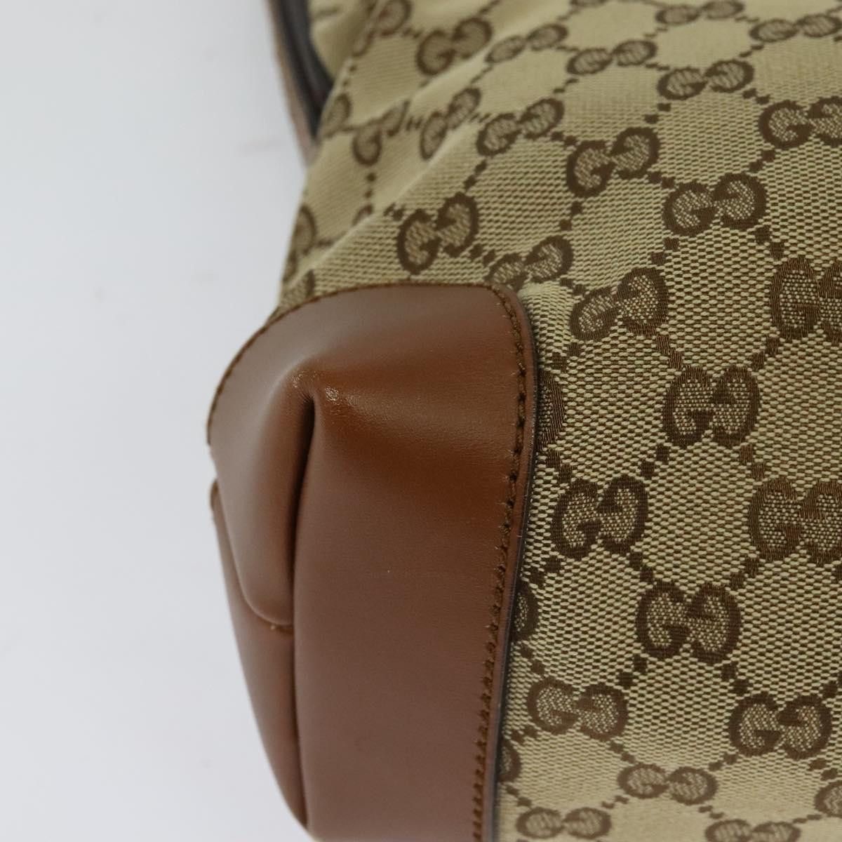 Gucci GUCCI GG Canvas Web Sherry Line Shoulder Bag Beige Red Green Size ONE SIZE - 12 Thumbnail
