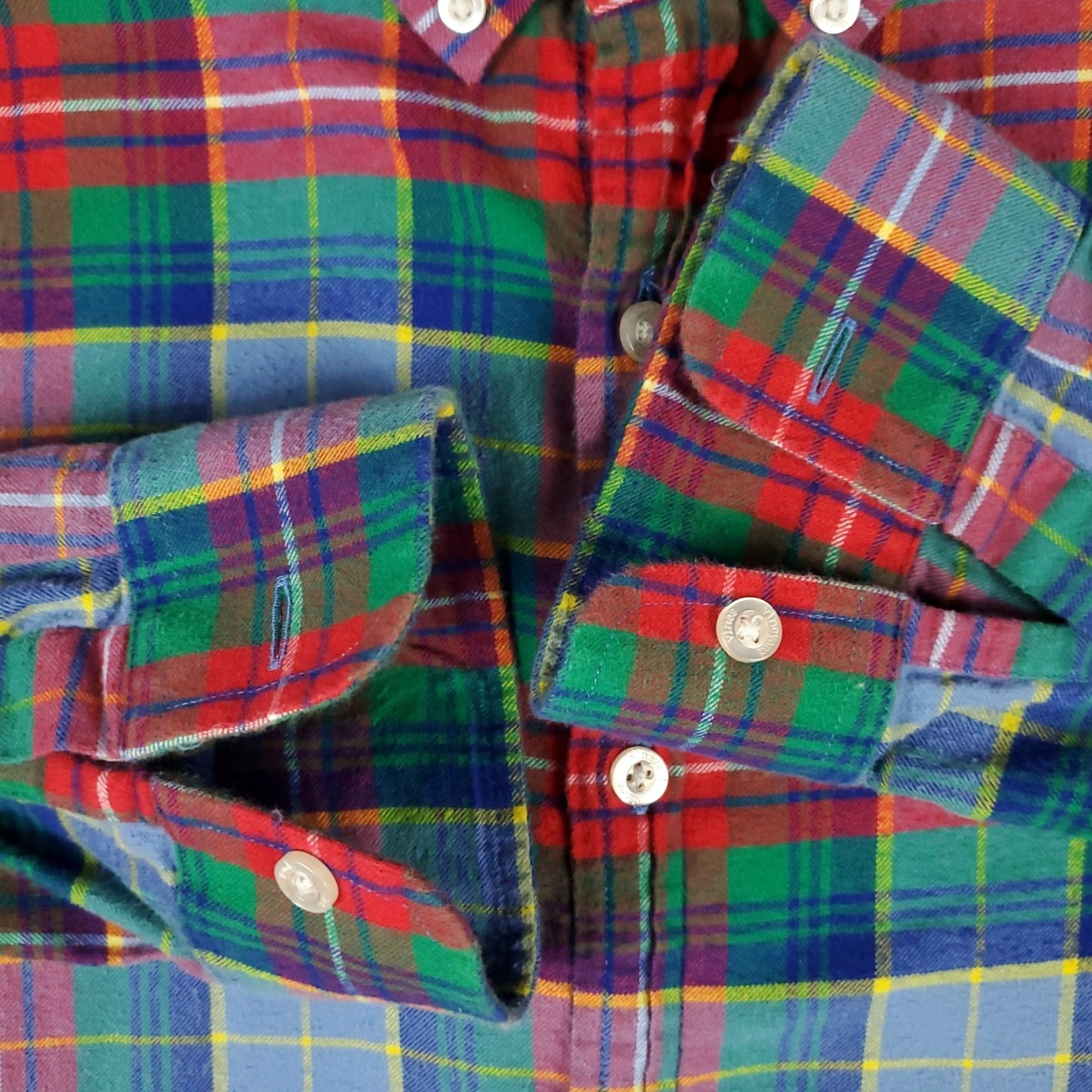 Vineyard Vines Vineyard Vines Shirt Mens Small Blue Plaid Flannel Button-Up Long Sleeve Slim Regular Cotton T-Shirt? Size US S / EU 44-46 / 1 - 3 Thumbnail