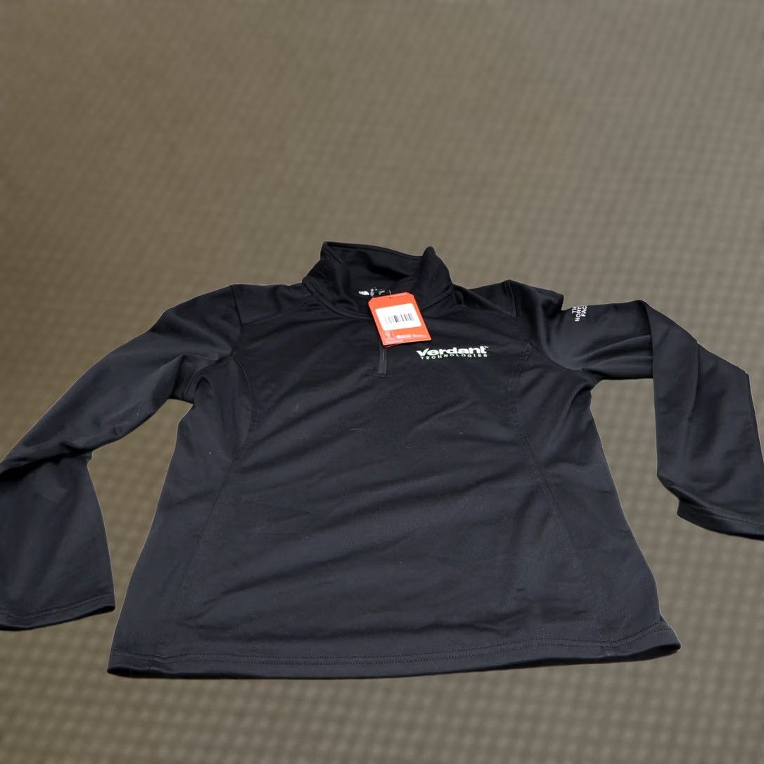 The North Face The North Face Hoodie Women L Black Pullover 1/4 Zip Apex Bionic 2 LOGO NWD Size L / US 10 / IT 46 - 1 Thumbnail