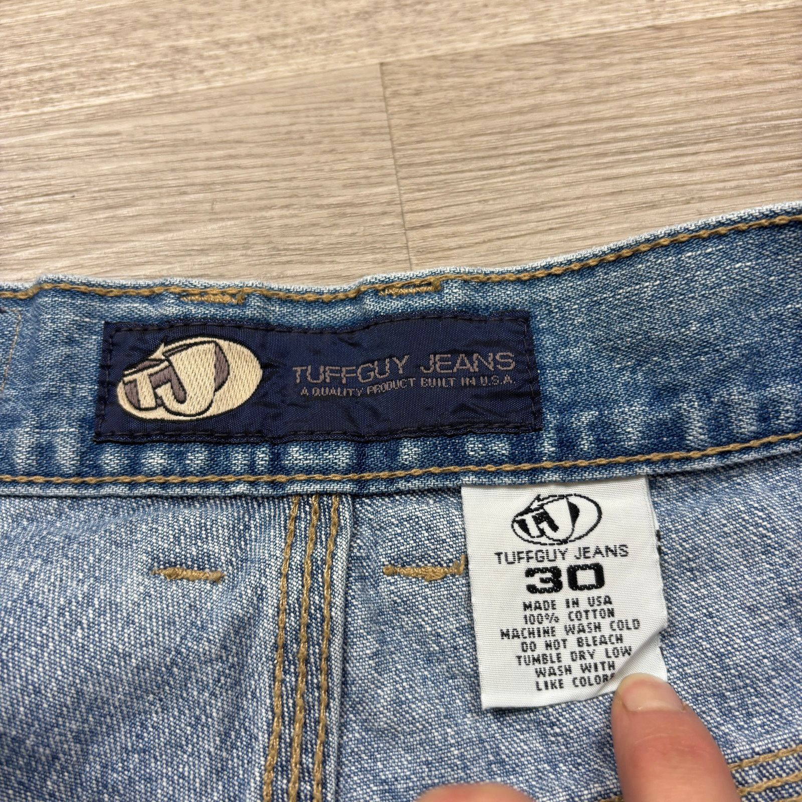 Vintage Vintage Tuffguy Jeans Carpenter Jeans 30x26 Y2K Baggy Skater Size US 30 / EU 46 - 4 Thumbnail