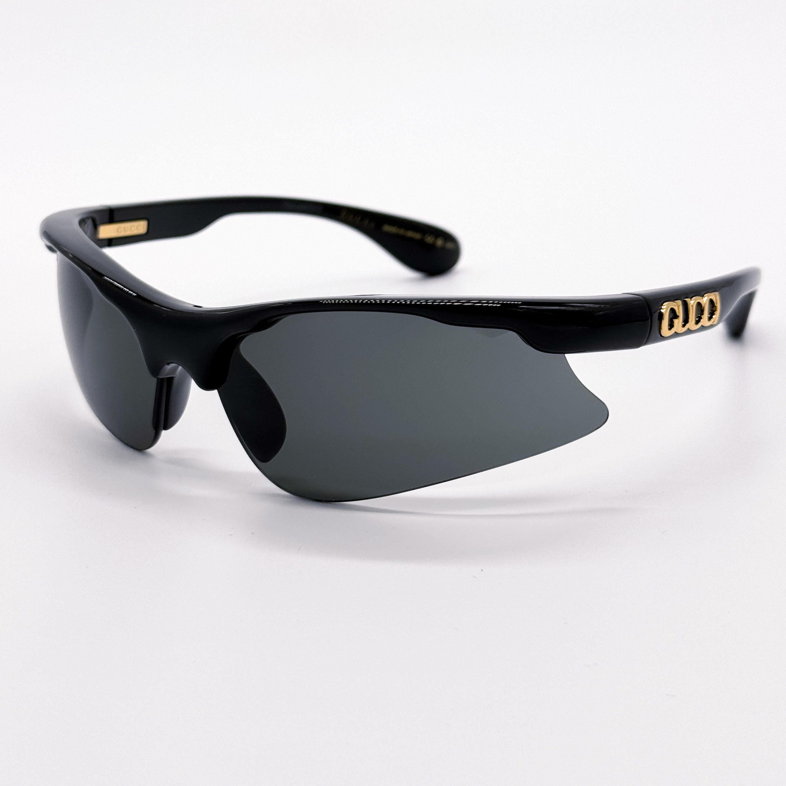 Gucci NEW GUCCI GG1774S 006 BLACK GREY MASK UNISEX SUNGLASSES Size ONE SIZE - 1 Thumbnail