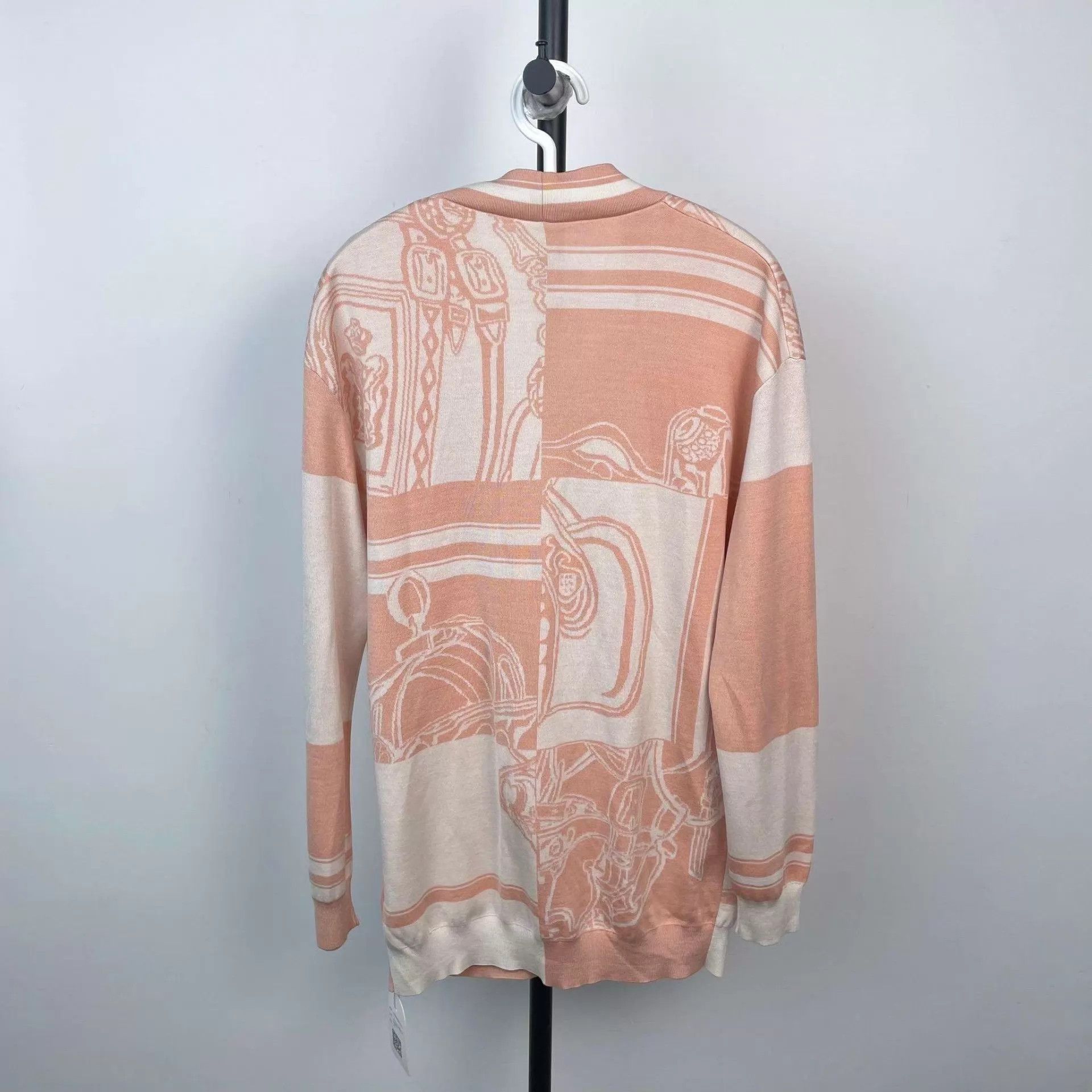 Hermes Hermès pink knit cardigan 36 Size XS / US 0-2 / IT 36-38 - 2 Thumbnail