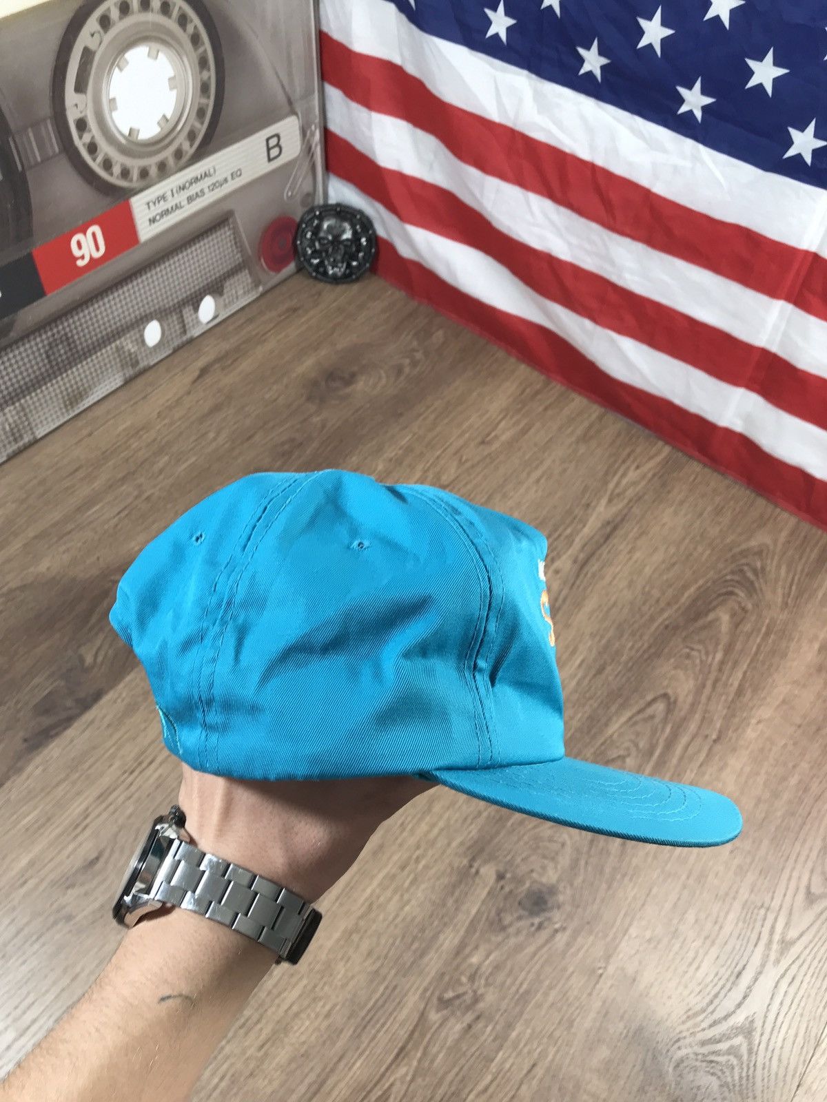 NHL × Vintage Vintage 1993 San Jose Sharks Cap Hat Rare Size ONE SIZE - 3 Thumbnail