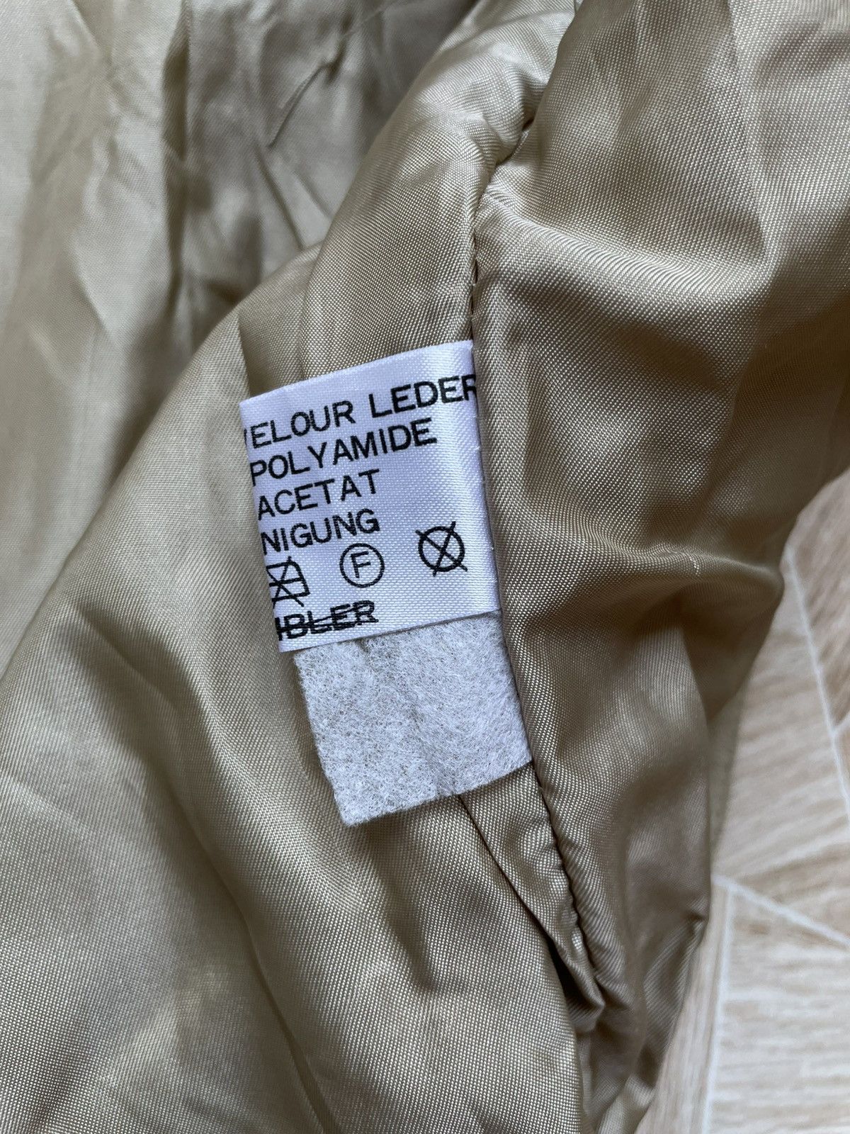 Designer × Leather × Vintage Real Leather Echtes Leder Cuir Veritable Suede Bomber Jacket Size US L / EU 52-54 / 3 - 17 Thumbnail