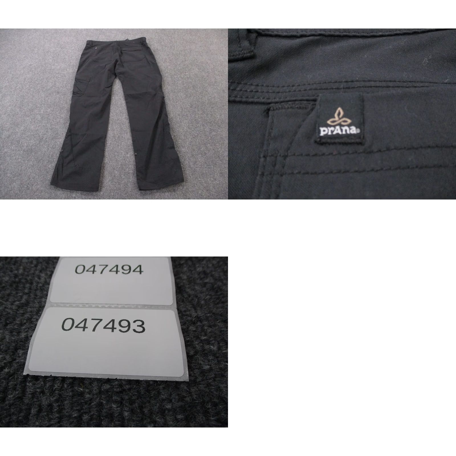 Prana prAna Pants Mens 35 X 32 Black Cargo Belted Performance Stretch Casual Pants Size US 35 - 9 Thumbnail