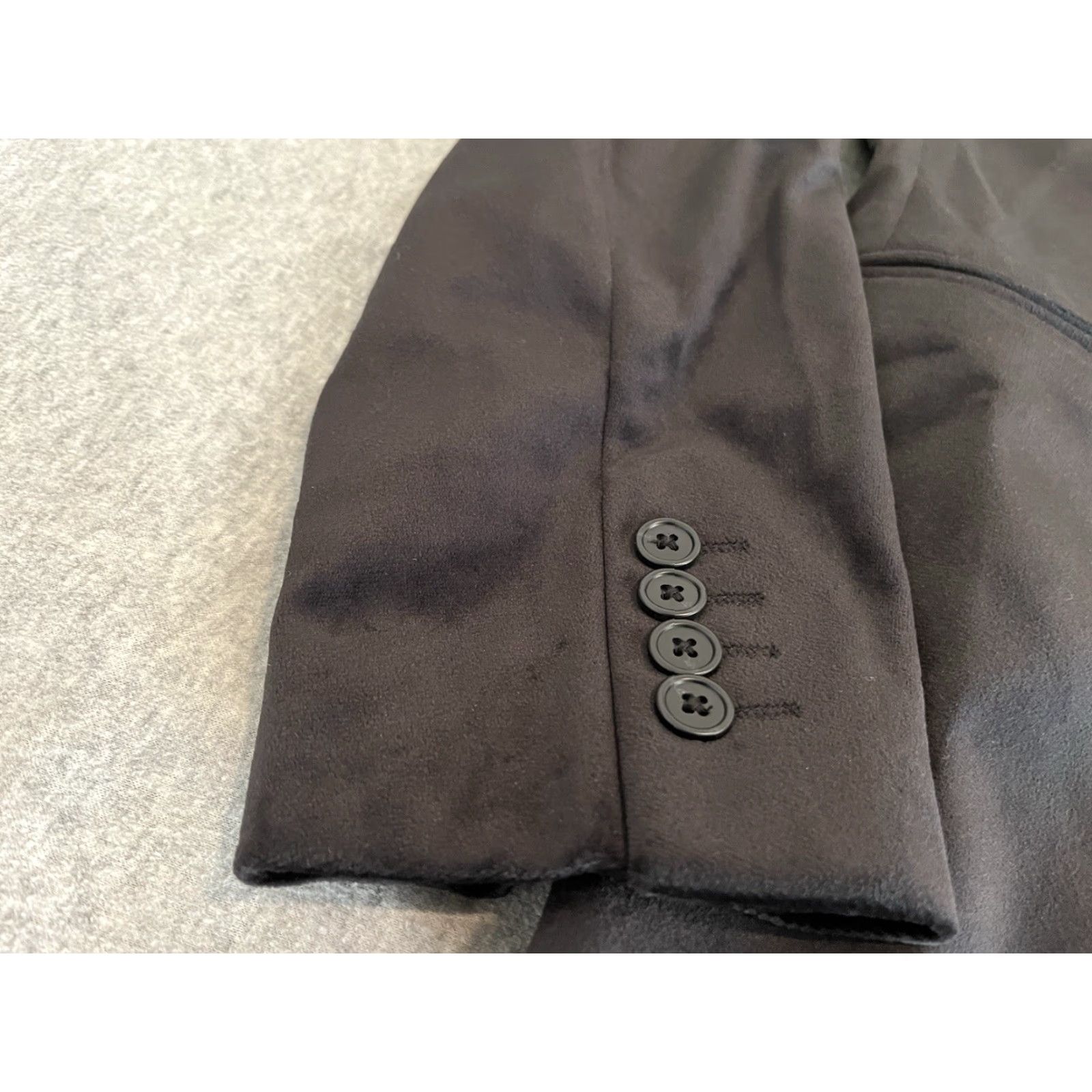 Guess GUESS Blazer Shirt Jacket Black Velvet Blazer Mens M NWT Velvet Blazer Sport Coat Fulham Black NWT Mens M Size 40R - 6 Thumbnail