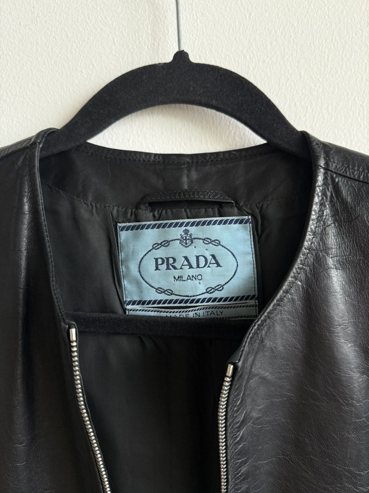 Prada 2000s Leather Vest (runway) Size US M / EU 48-50 / 2 - 8 Thumbnail