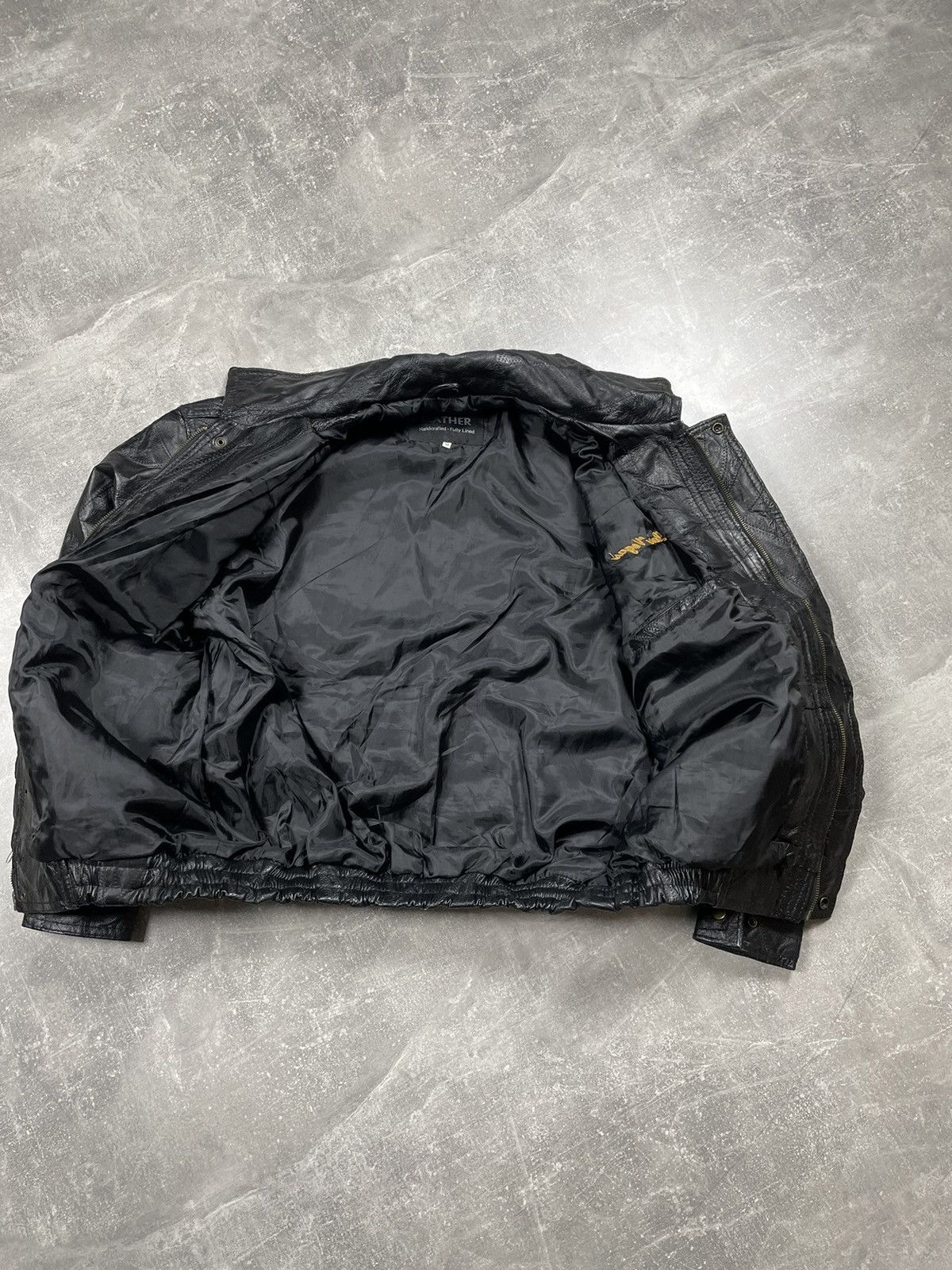 Genuine Leather × Vintage Vintage Leather Patchwork Las Vegas Retro Avant Garde Jacket Size US M / EU 48-50 / 2 - 13 Thumbnail