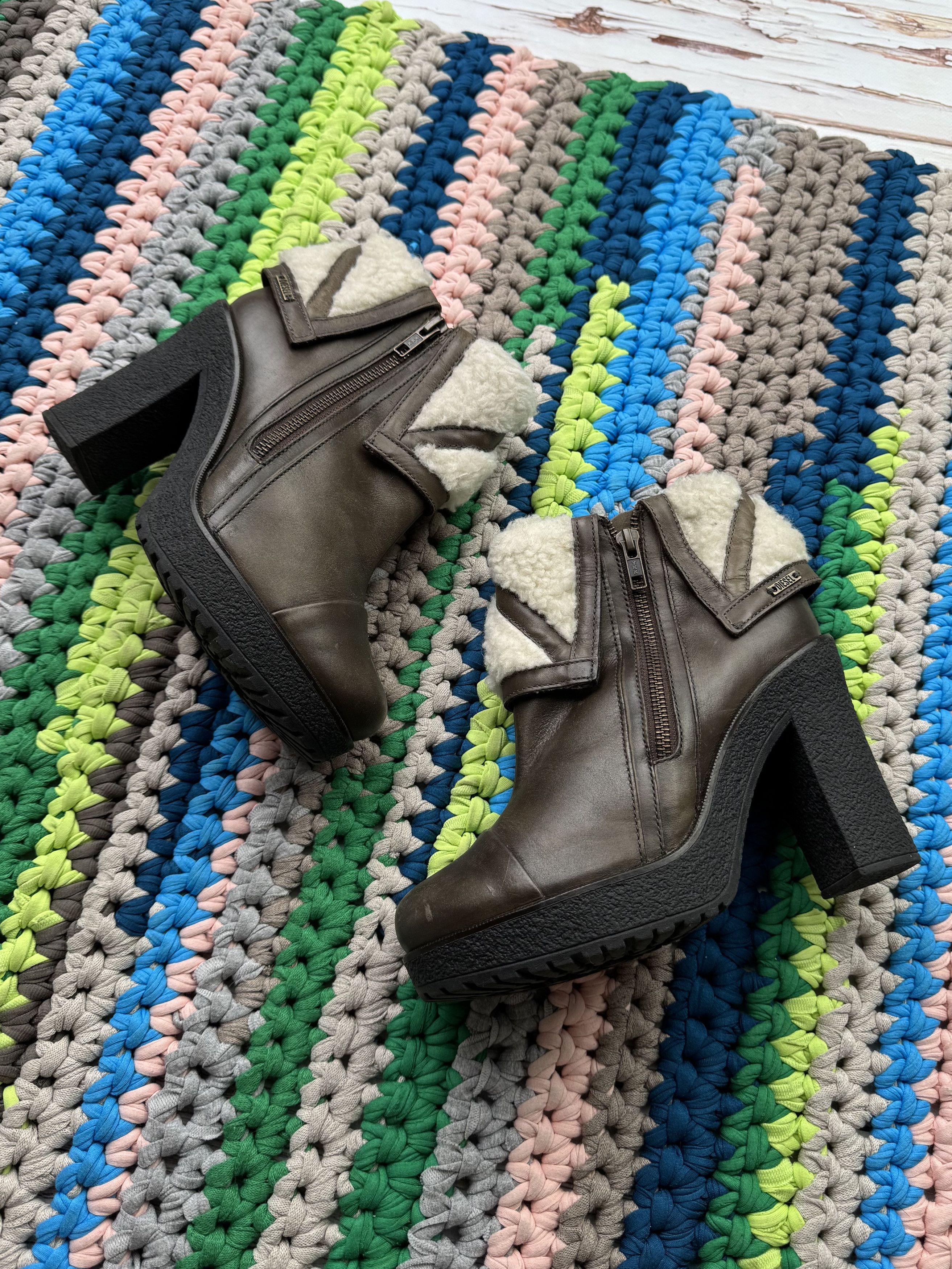 Diesel Diesel Vintage Boots (V247)(D10) Size US 6 / IT 36 - 1 Thumbnail