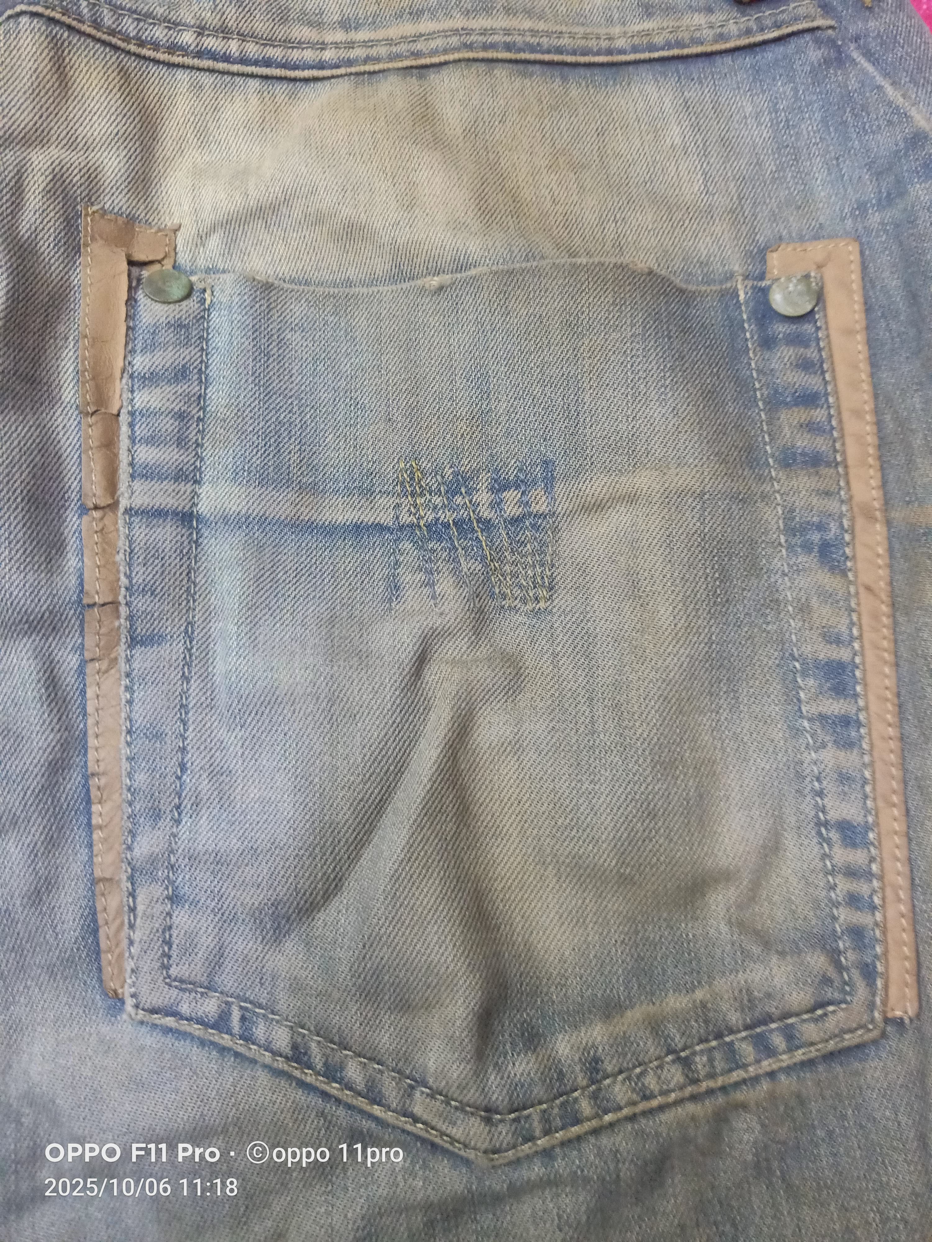 If Six Was Nine 🌟Zara Distressdenim Flare Men Denim 🌟 Size US 34 / EU 50 - 13 Thumbnail