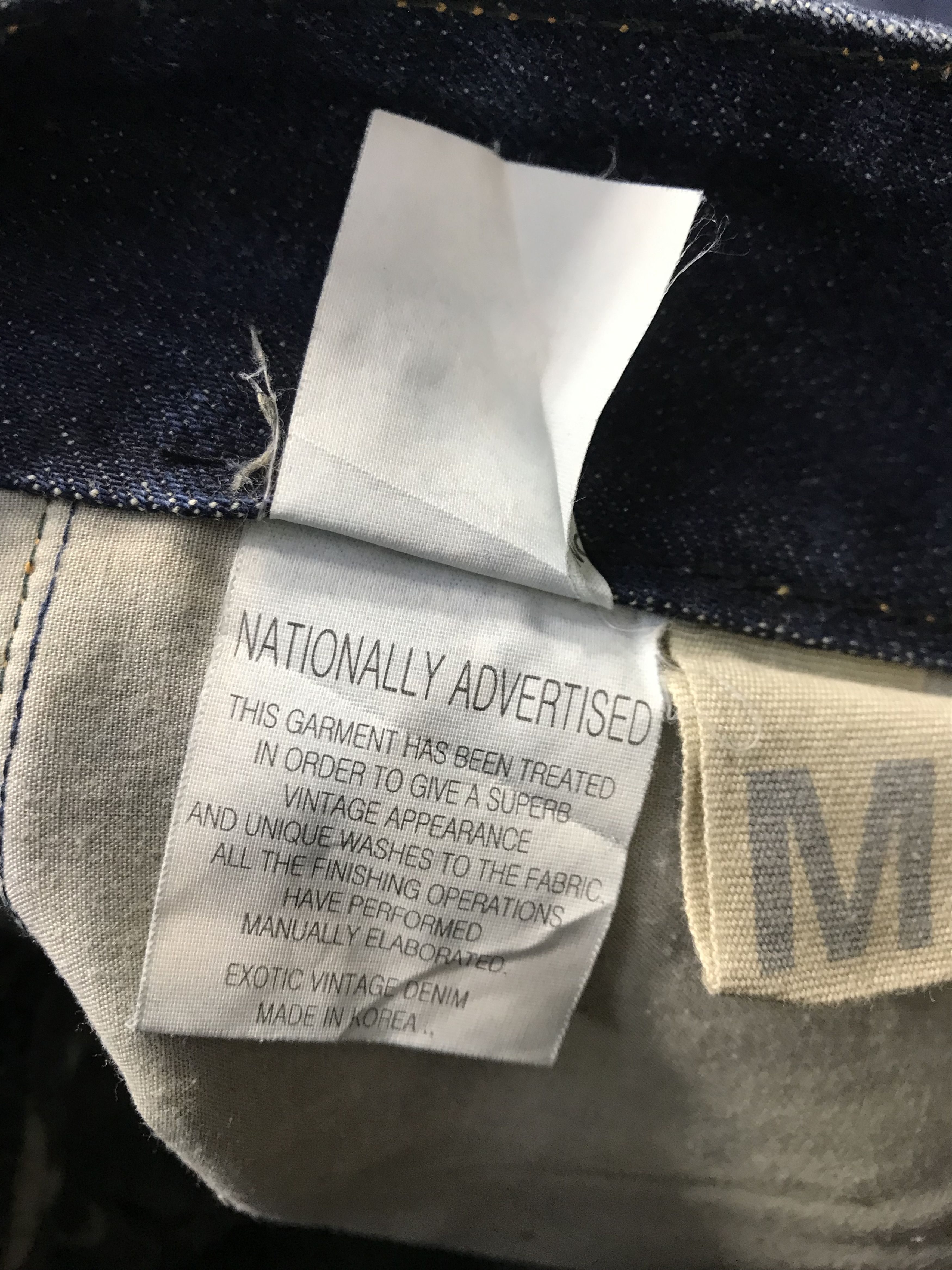 Japanese Brand Lolita Indigo Distressed Denim Short Jeans Whisker Baggy Size US 28 / EU 44 - 11 Thumbnail