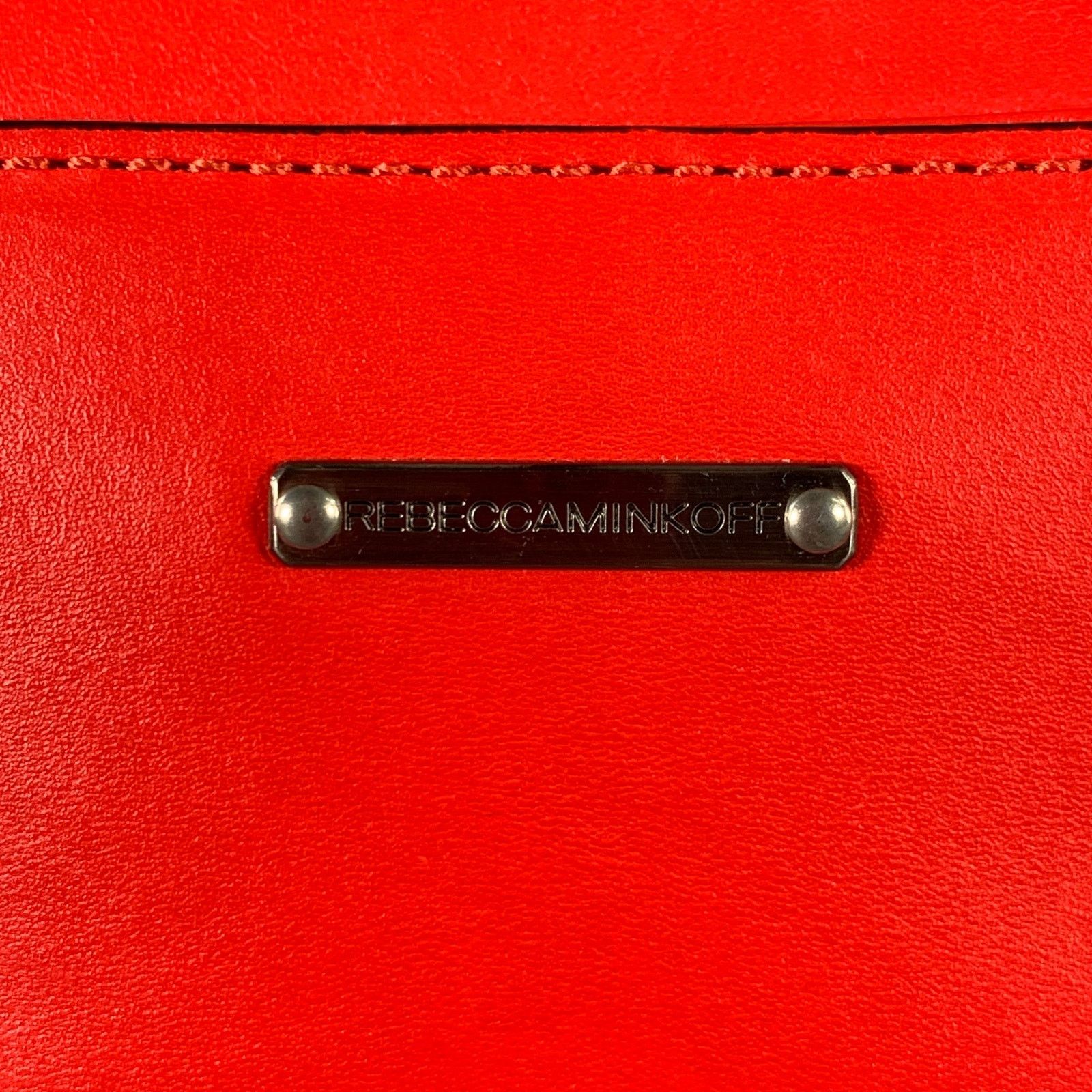 Rebecca Minkoff REBECCA MINKOFF Red Leather Cross Body Flap Handbag Size ONE SIZE - 4 Thumbnail