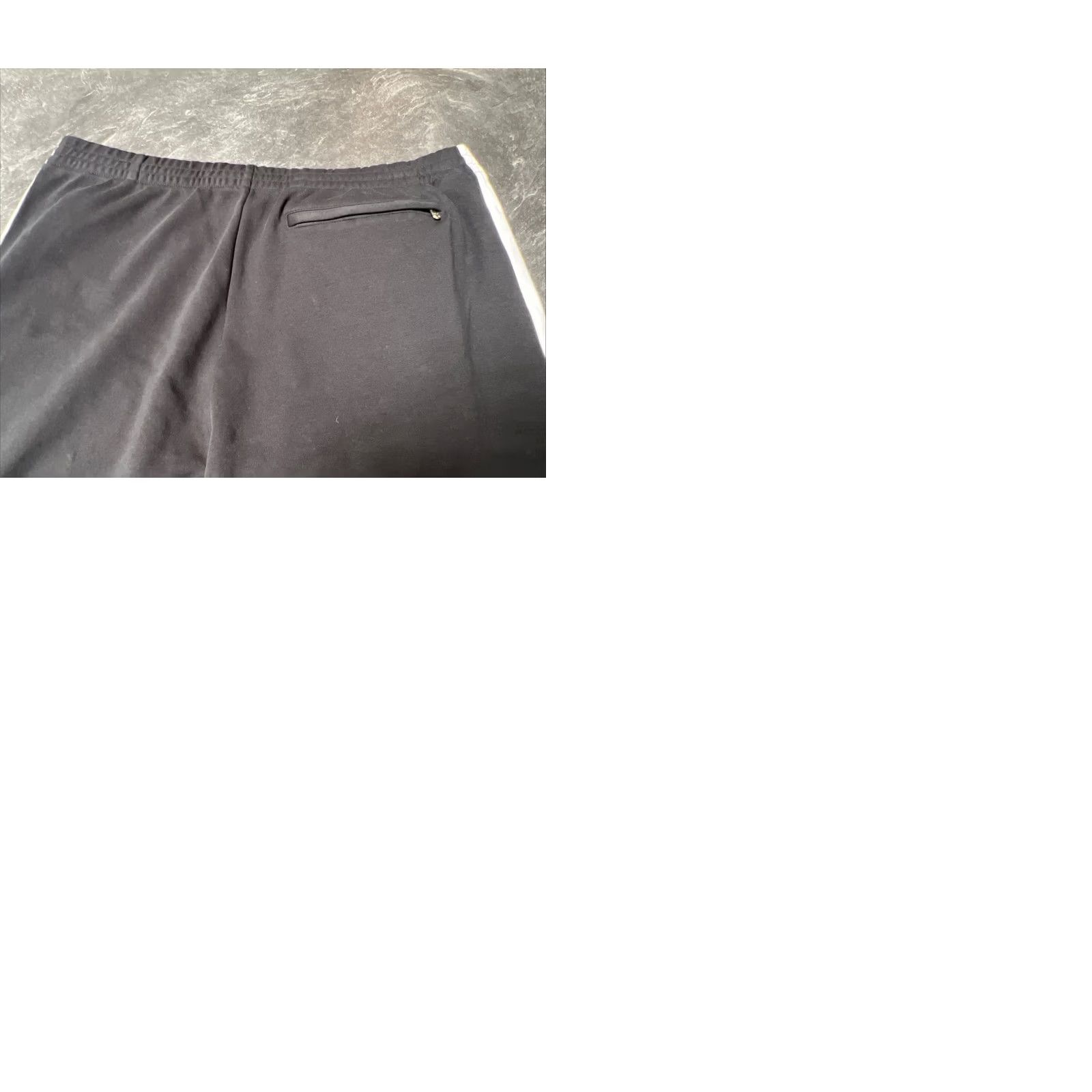 Vintage Polo Sport Polo Ralph Lauren Jogger Pants Men 2XL Black White Stripes Side Stripe Tapered Pocket Elastic Waist Knit Blended Fabric Size US XXL / EU 58 / 5 - 9 Thumbnail