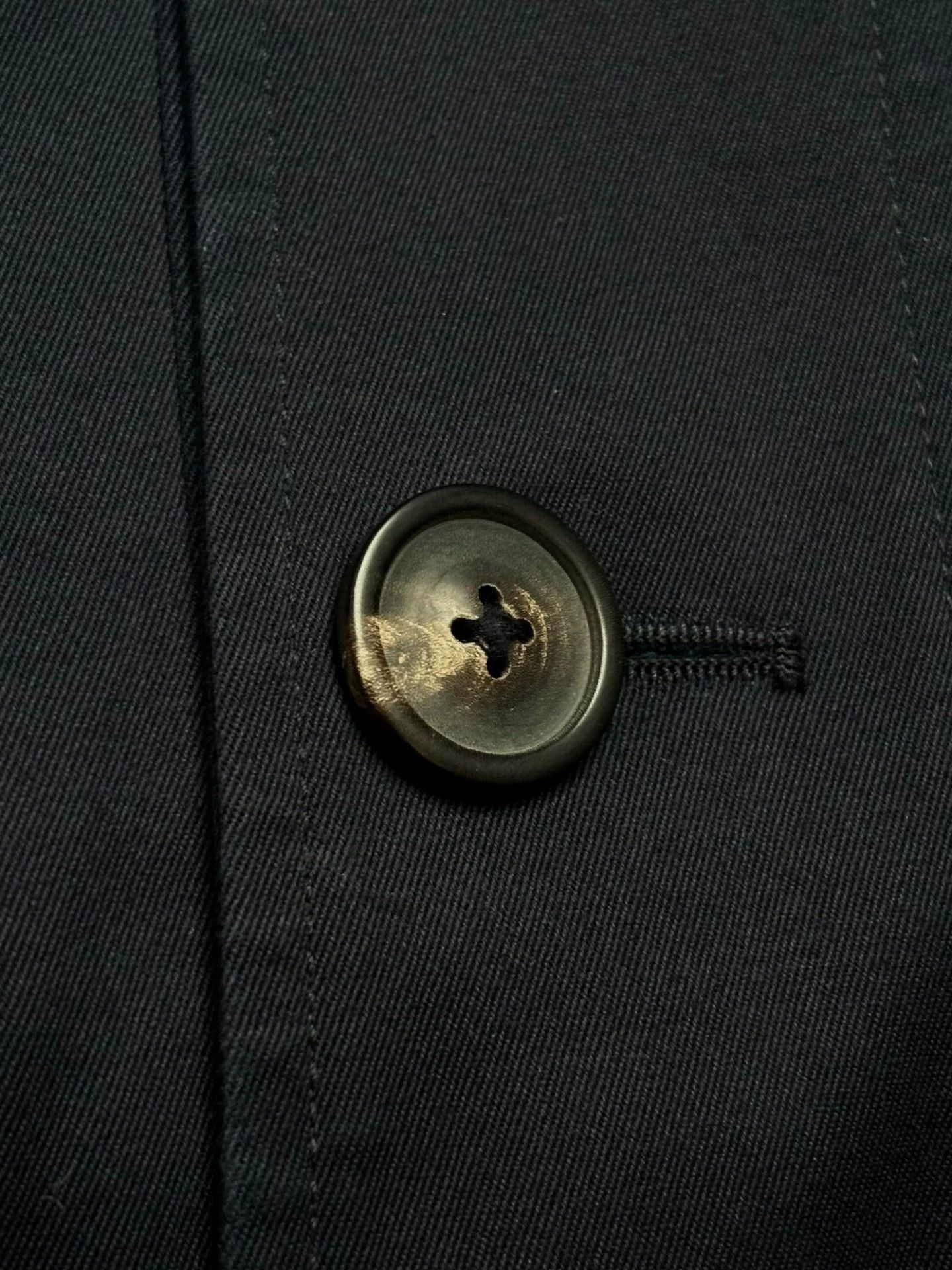 Maison Margiela Black Long Button-Up Coat Size M Size US M / EU 48-50 / 2 - 6 Thumbnail