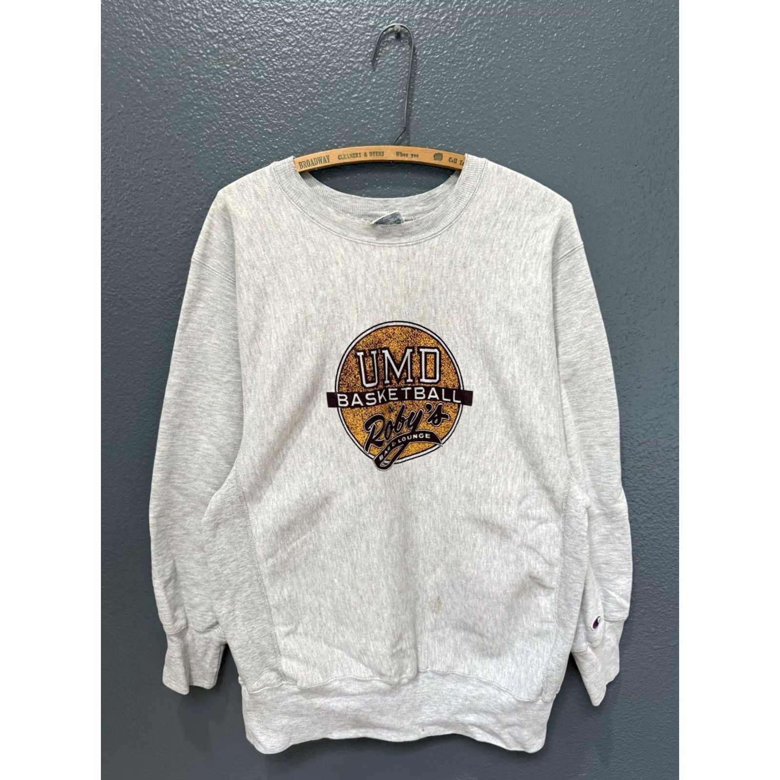 Champion VINTAGE Champion Sweatshirt XL Gray Reverse Weave UMD College Basketball 80’s Sz Sz XL Gray Size US XL / EU 56 / 4 - 3 Thumbnail