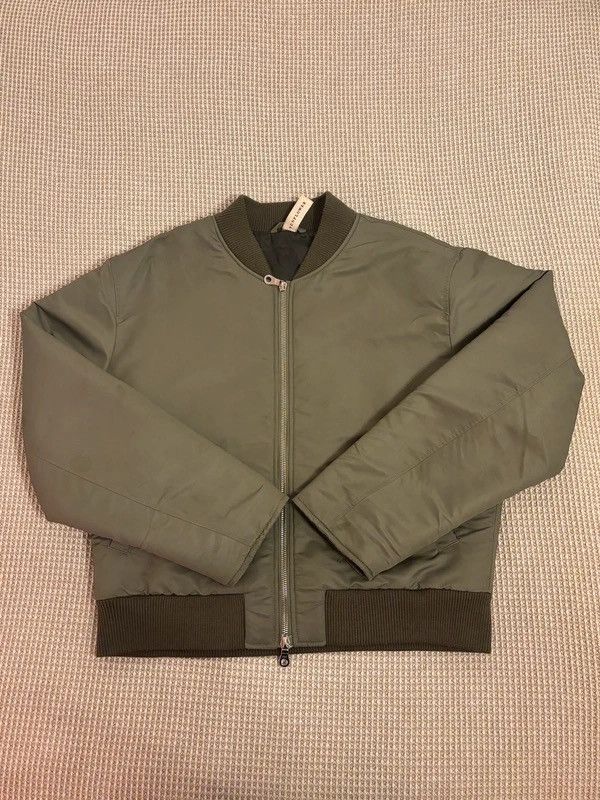 Sunflower Sunflower Green Nylon Bomber Jacket Size L Zip Up Jacket Size US L / EU 52-54 / 3 - 2 Thumbnail