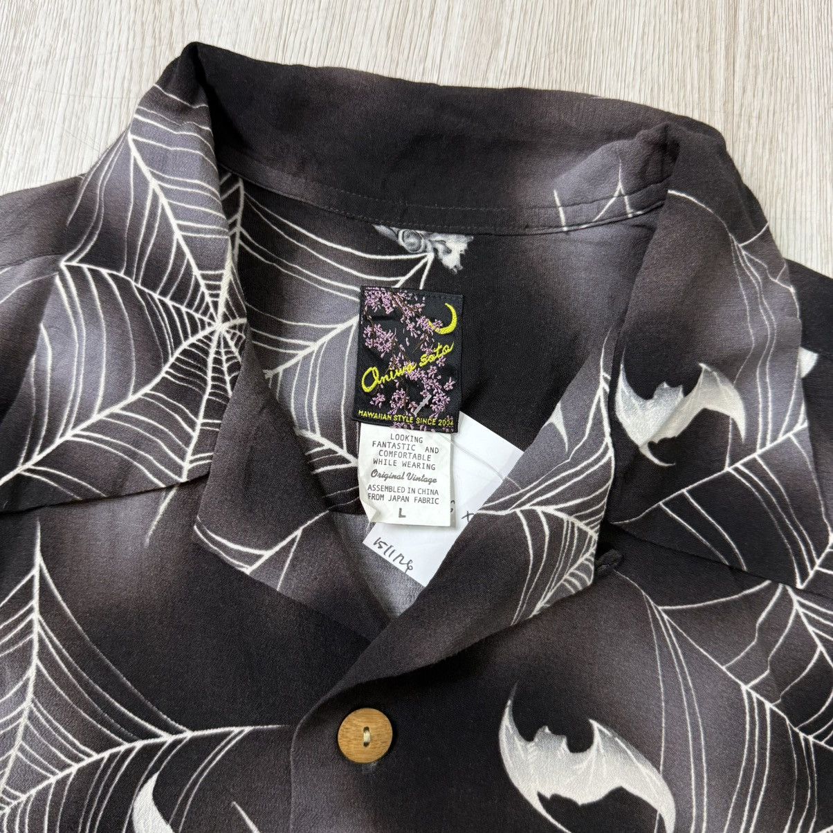 Japanese Brand Oniwa soto rayon button shirt hawaiian skeleton Size US L / EU 52-54 / 3 - 5 Thumbnail