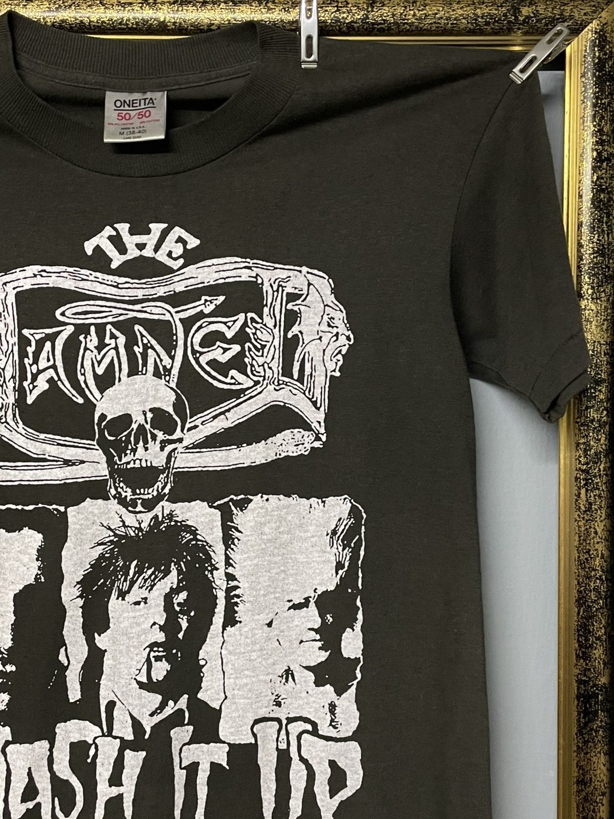 Vintage Vintage 90s The Damned Smash It Up Og Punk Sunfaded Tshirt Size US M / EU 48-50 / 2 - 5 Thumbnail