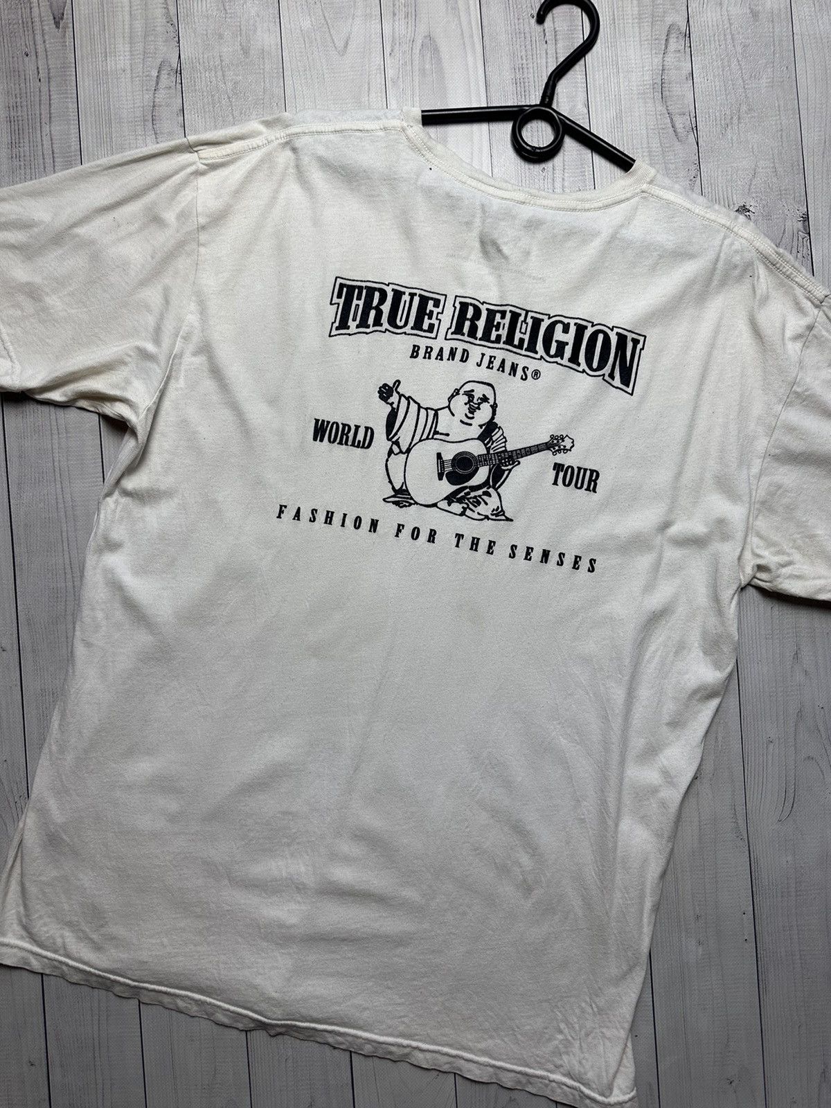 True Religion × Vintage Vintage True religion tee size XL logo distressed Size US XL / EU 56 / 4 - 2 Thumbnail