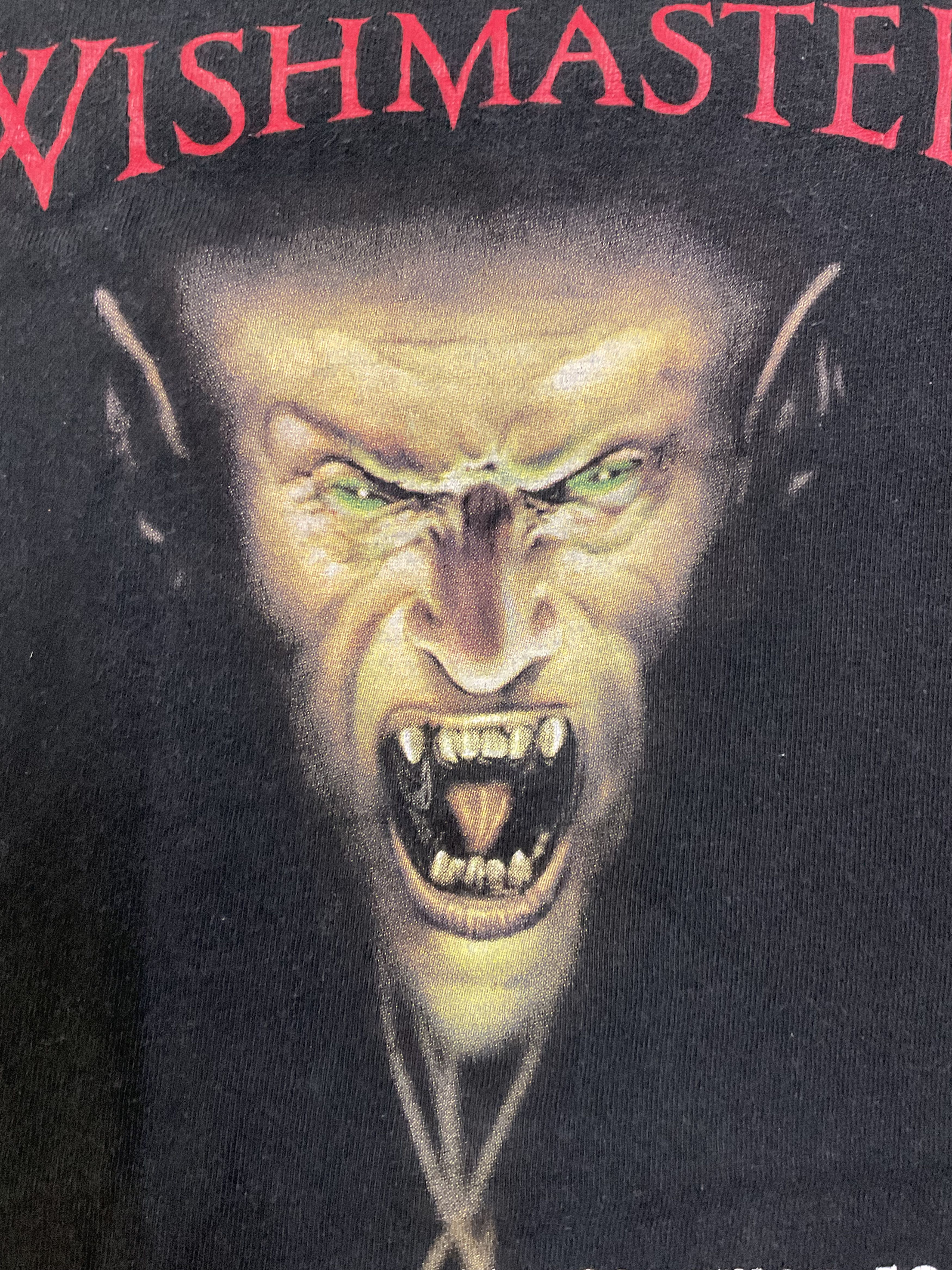 All Sport Vintage 1997 Wishmaster Horror Movie Promo T-Shirt Size US XL / EU 56 / 4 - 3 Thumbnail