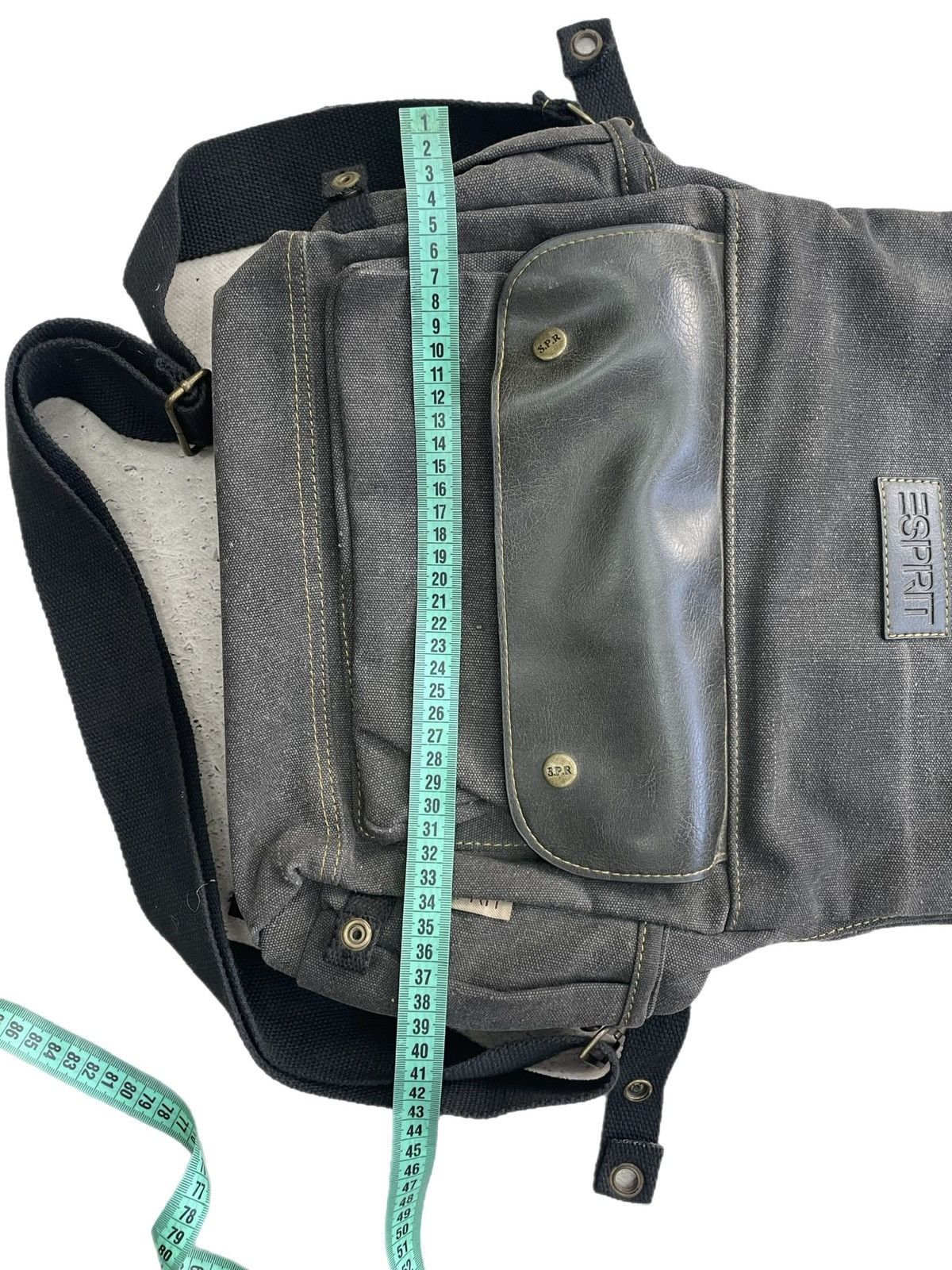 Diesel Diesel style grey canvas shoulder bag utility army y2k hype Size ONE SIZE - 19 Thumbnail