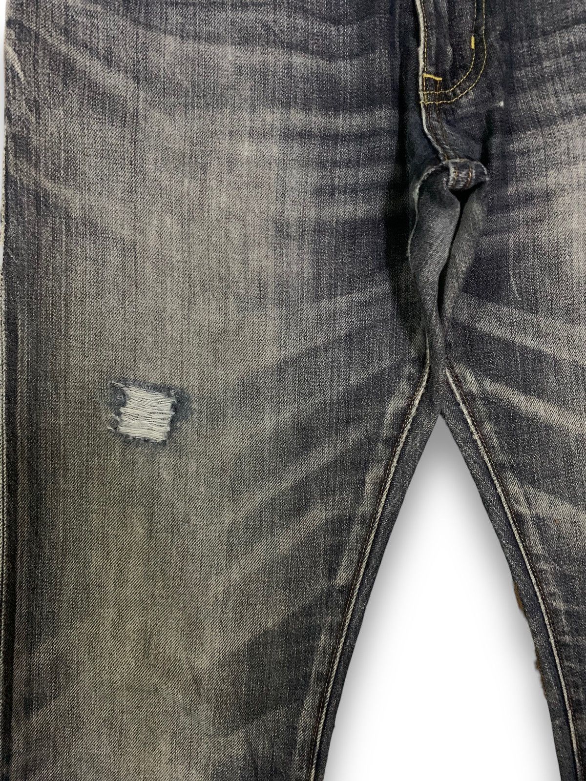 Gap Vintage Gap 1969 Whiskers Washed Distressed Grunge Jeans Size US 32 / EU 48 - 7 Thumbnail