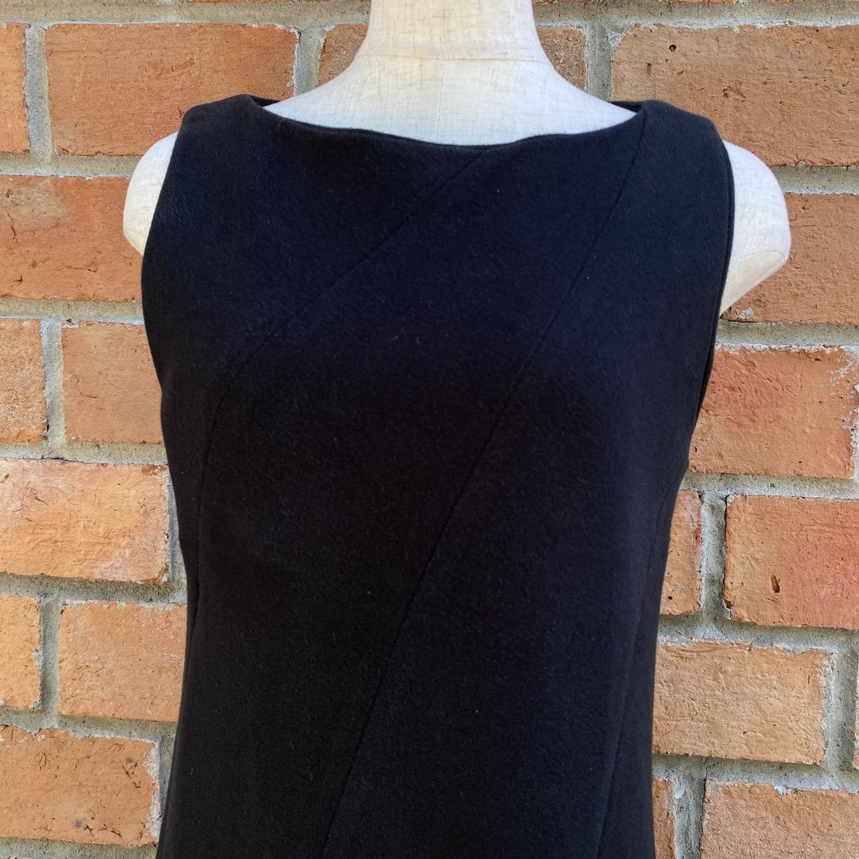 Y's IWISH Elegant Black Fur Maxi Dress Size S / US 4 / IT 40 - 12 Thumbnail