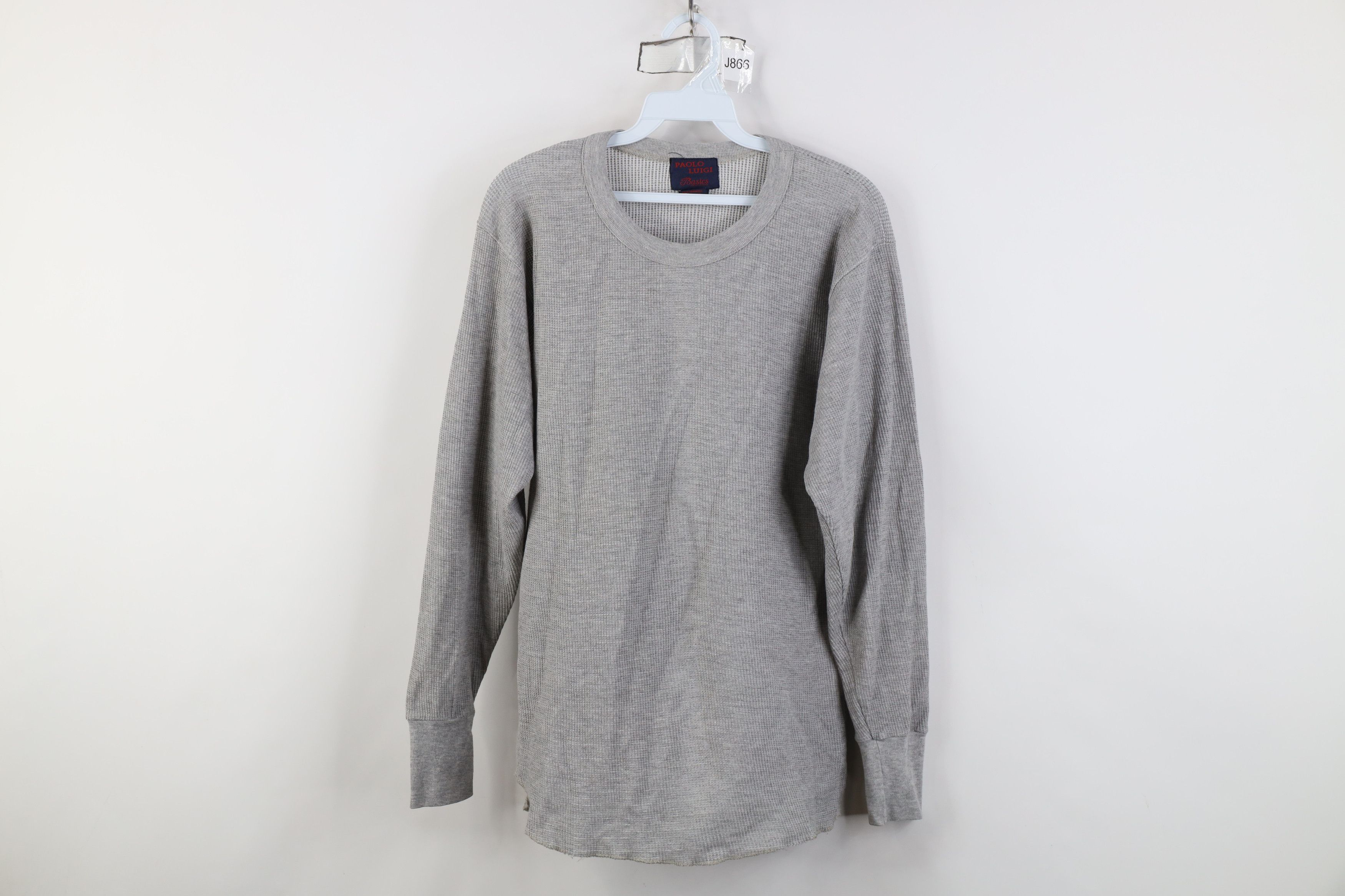 Vintage Vintage 90s Streetwear Waffle Knit Long Sleeve T-Shirt Size US XXL / EU 58 / 5 - 1 Thumbnail