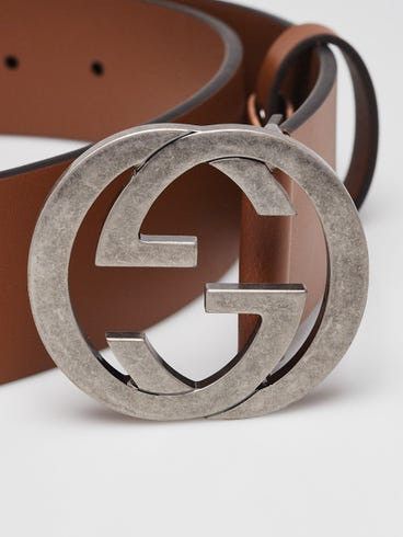 Gucci Gucci Interlocking G Leather Belt Size ONE SIZE - 2 Thumbnail