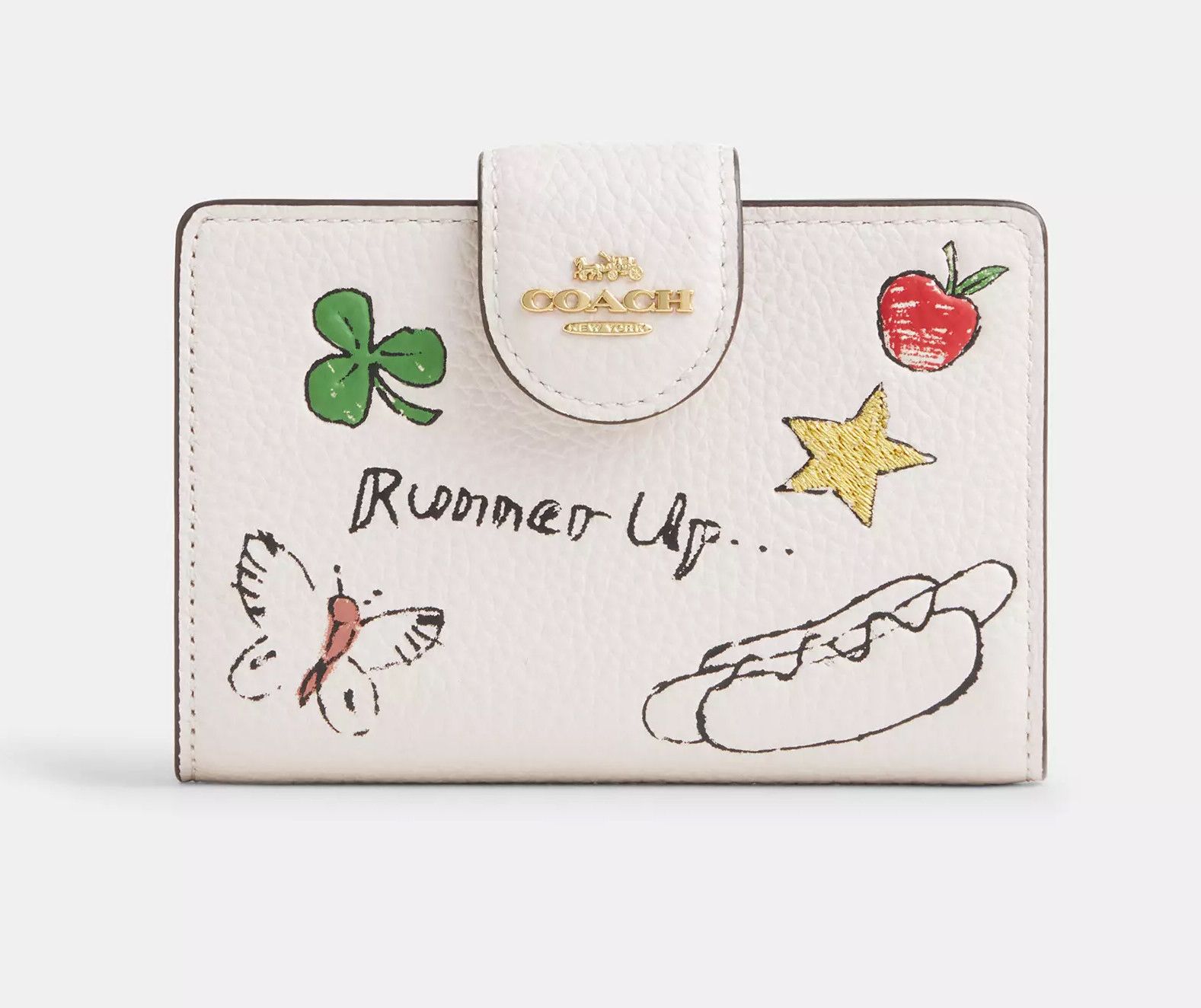 Coach Medium Corner Zip Wallet With Sketch Print CAO94 Size ONE SIZE - 6 Thumbnail