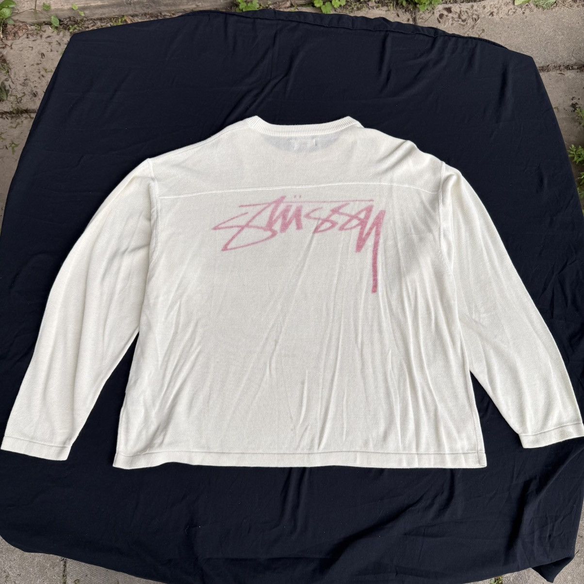 Stussy × Vintage Stussy Script beach sweater Size US XL / EU 56 / 4 - 1 Thumbnail