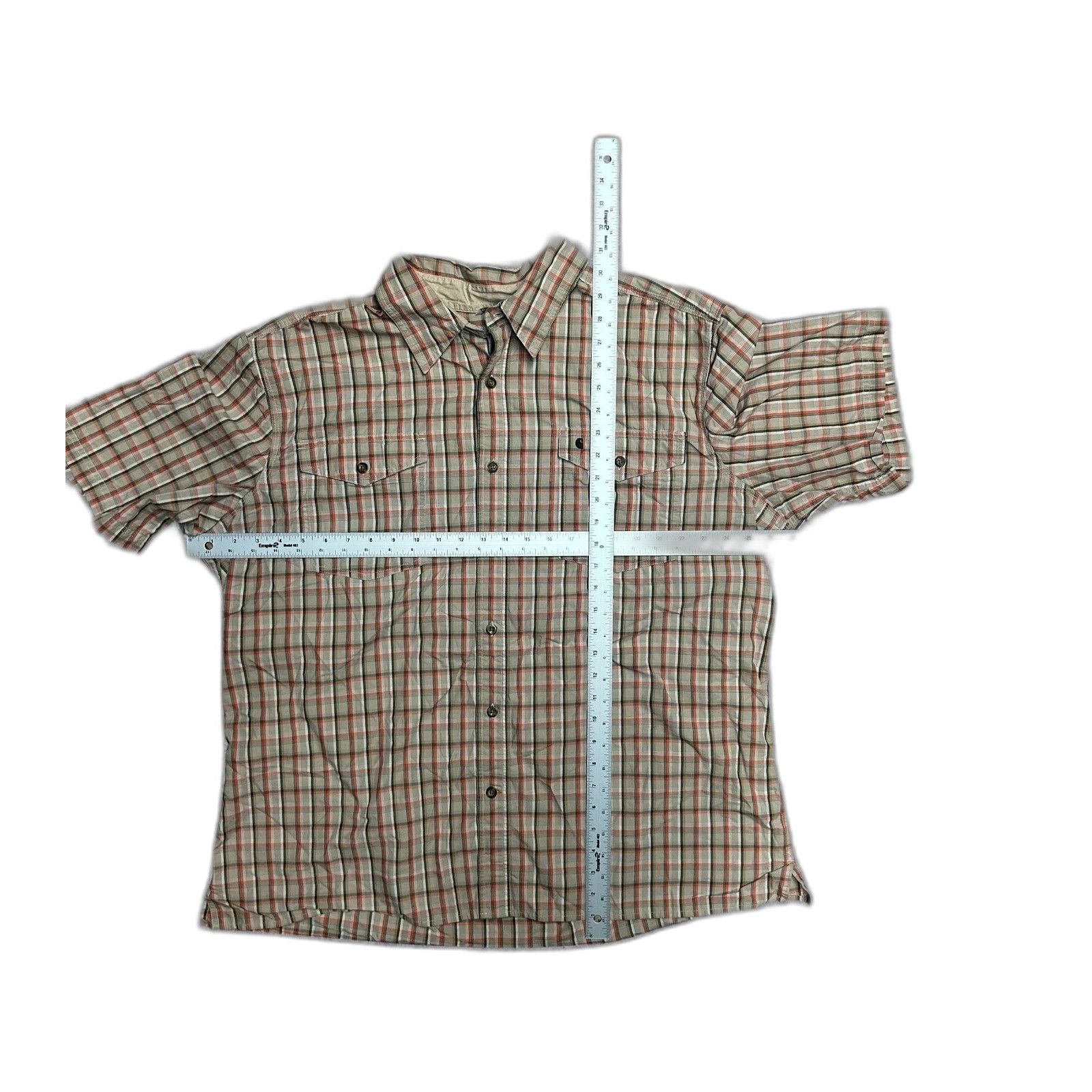 Carhartt Carhartt Force 2XL Button UP Plaid Shirt Size US XXL / EU 58 / 5 - 3 Thumbnail