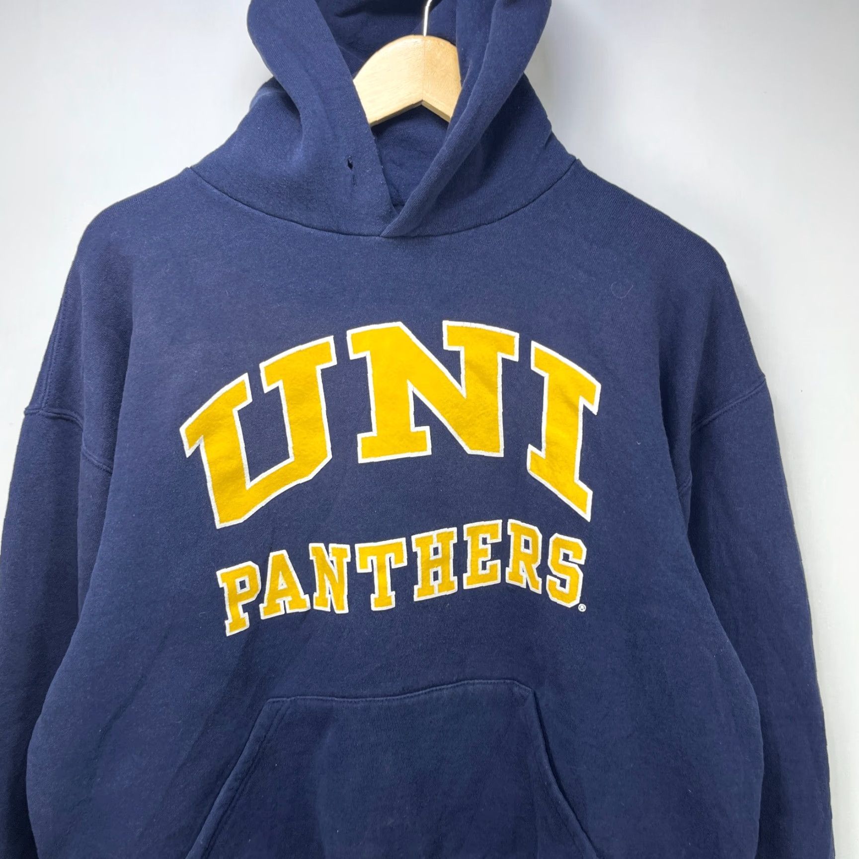 Russell Athletic VINTAGE Russell Athletic Hoodie Panthers Large L BlueUNI 90s Northern IOWA Mens Size US L / EU 52-54 / 3 - 2 Thumbnail