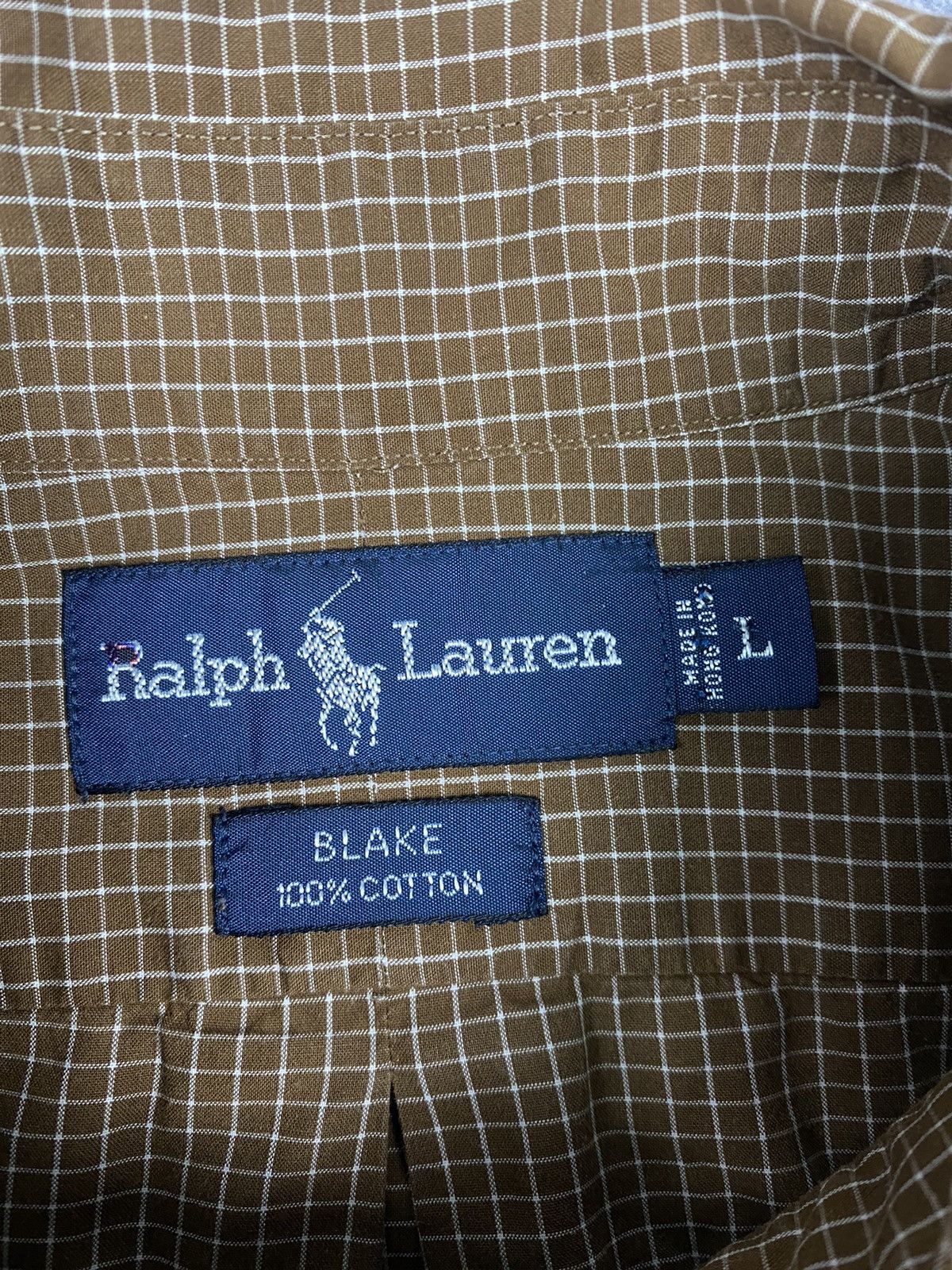 Lauren Ralph Lauren POLO RALPH LAUREN Checkered Button Up Shirt brown Size US L / EU 52-54 / 3 - 9 Thumbnail